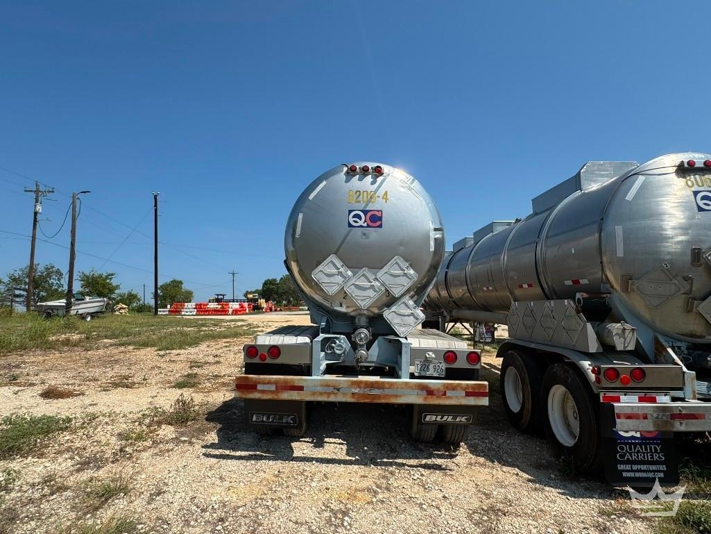 1989 STE 307 SS 4 Comp Non Insulated T/A Chemical Tanker Trailer (A64194)