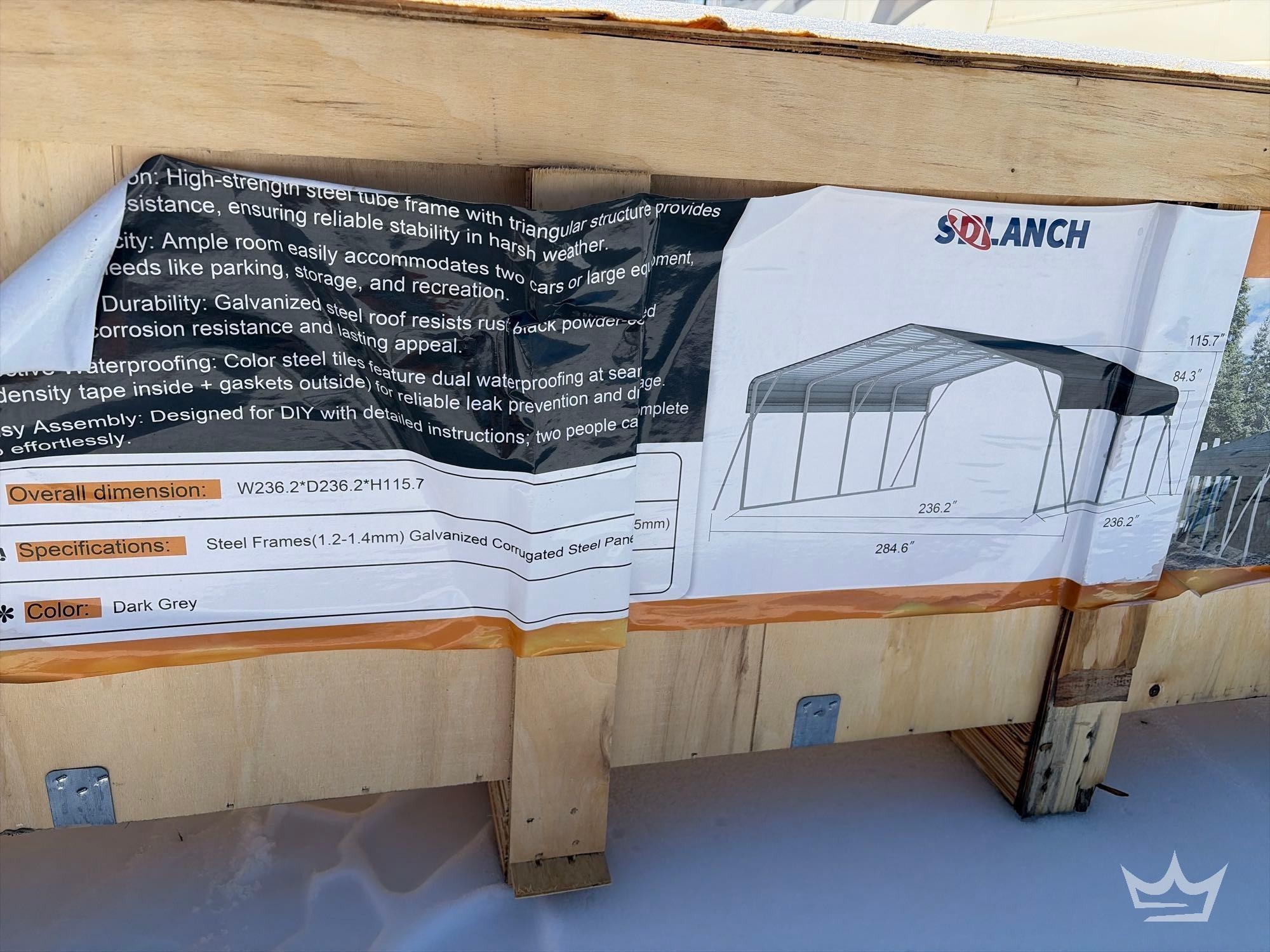 2025 SDLANCH SDLC2020 High End Carport (A60352)