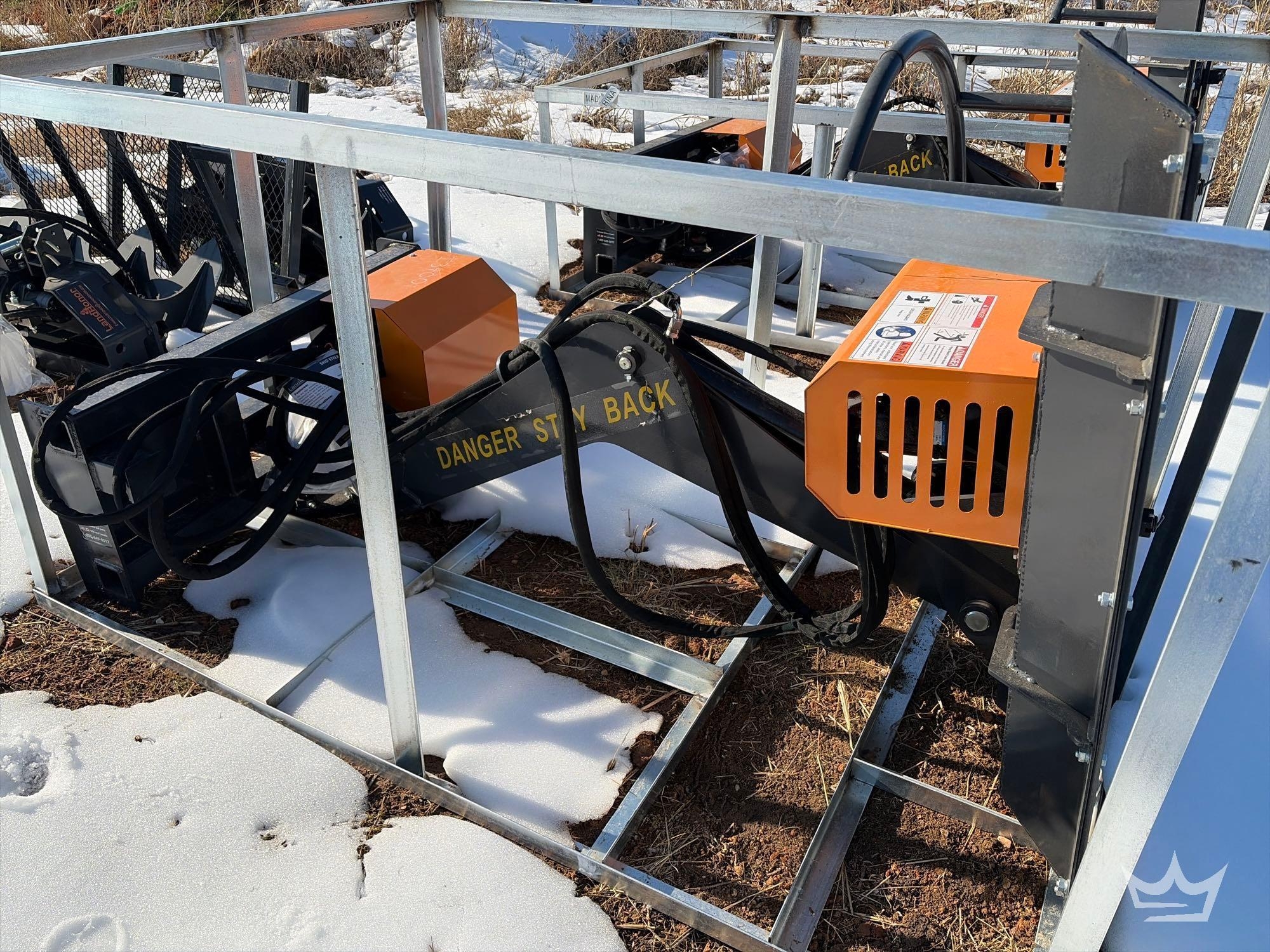 2025 LandHonor ABC-13-125A 42in Articulating Brush Cutter Skid Steer Attachment (A60352)