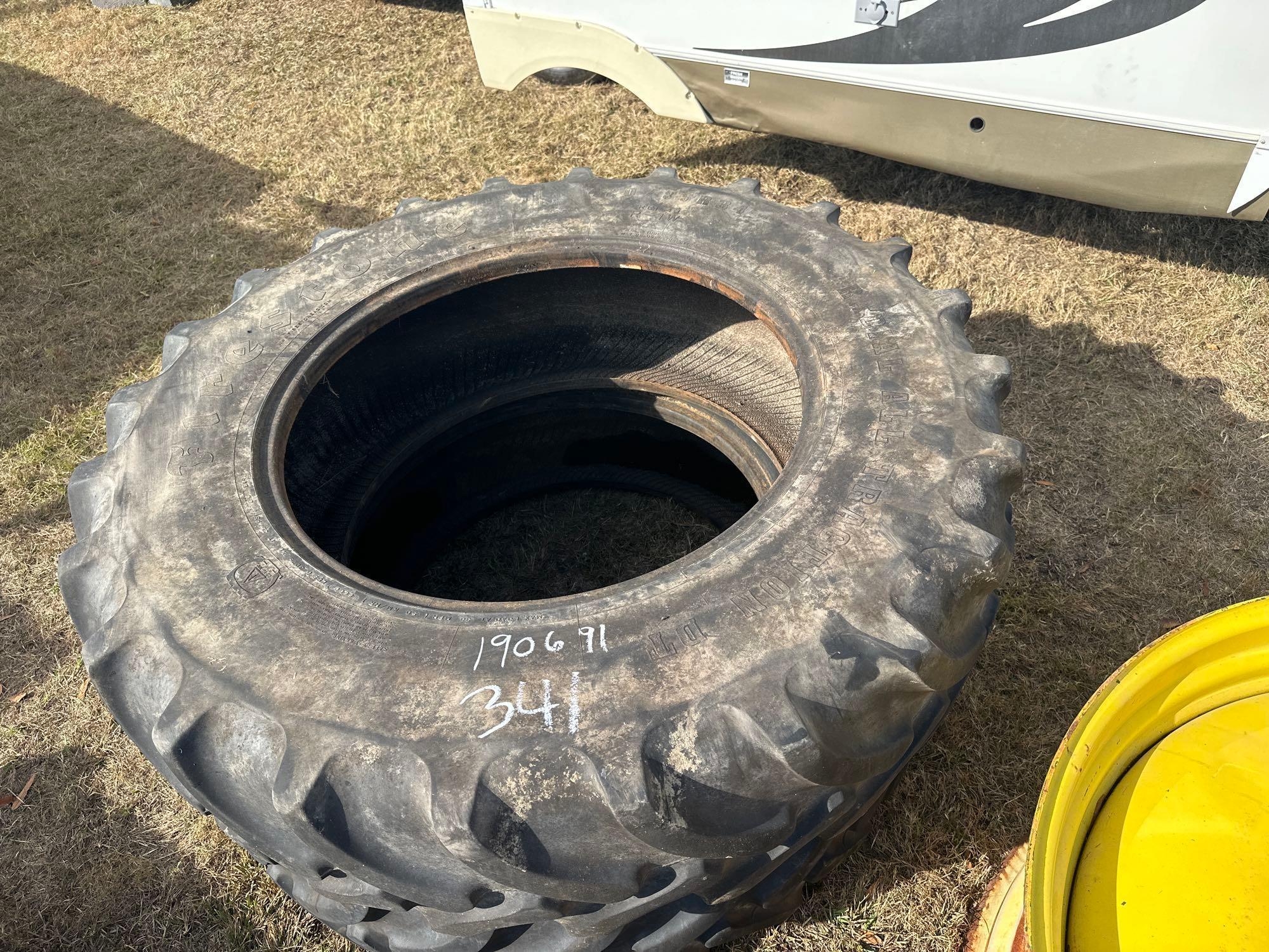 (2) 420/85R34 TRACTOR TIRES (A52708)
