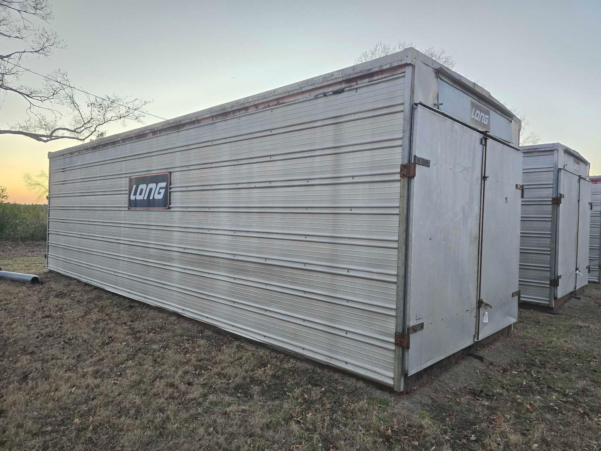 RED AND BLACK TRIM 8-BOX ALL METAL BARN #7 (A63290)