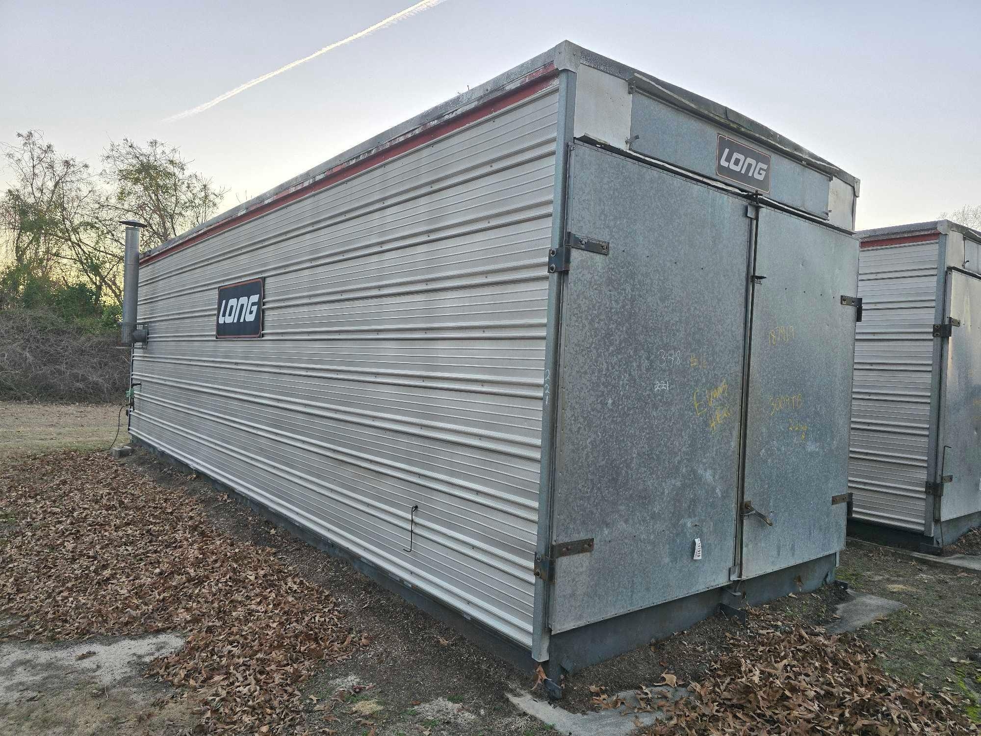 RED AND BLACK TRIM 8-BOX ALL METAL BARN #16 (A63290)