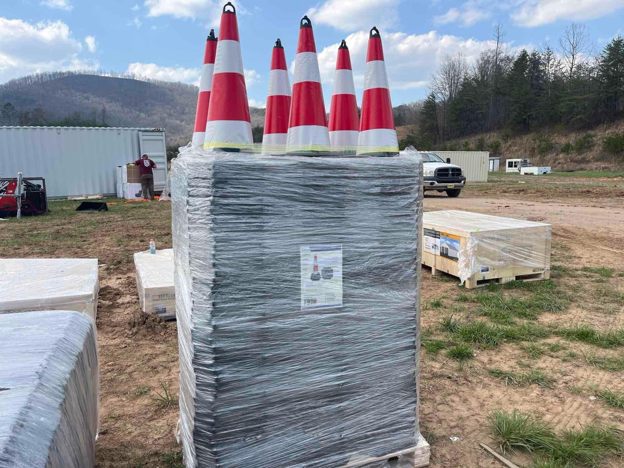 New/Unused Pallet of 250 Traffic Cones (A65583)