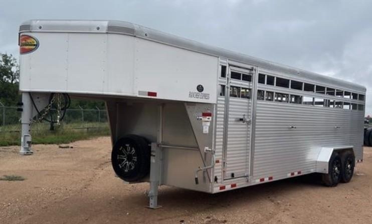 2023 Sundowner Rancher Express 24FT Livestock Trailer - All-Aluminum Stock Hauler (A55302)