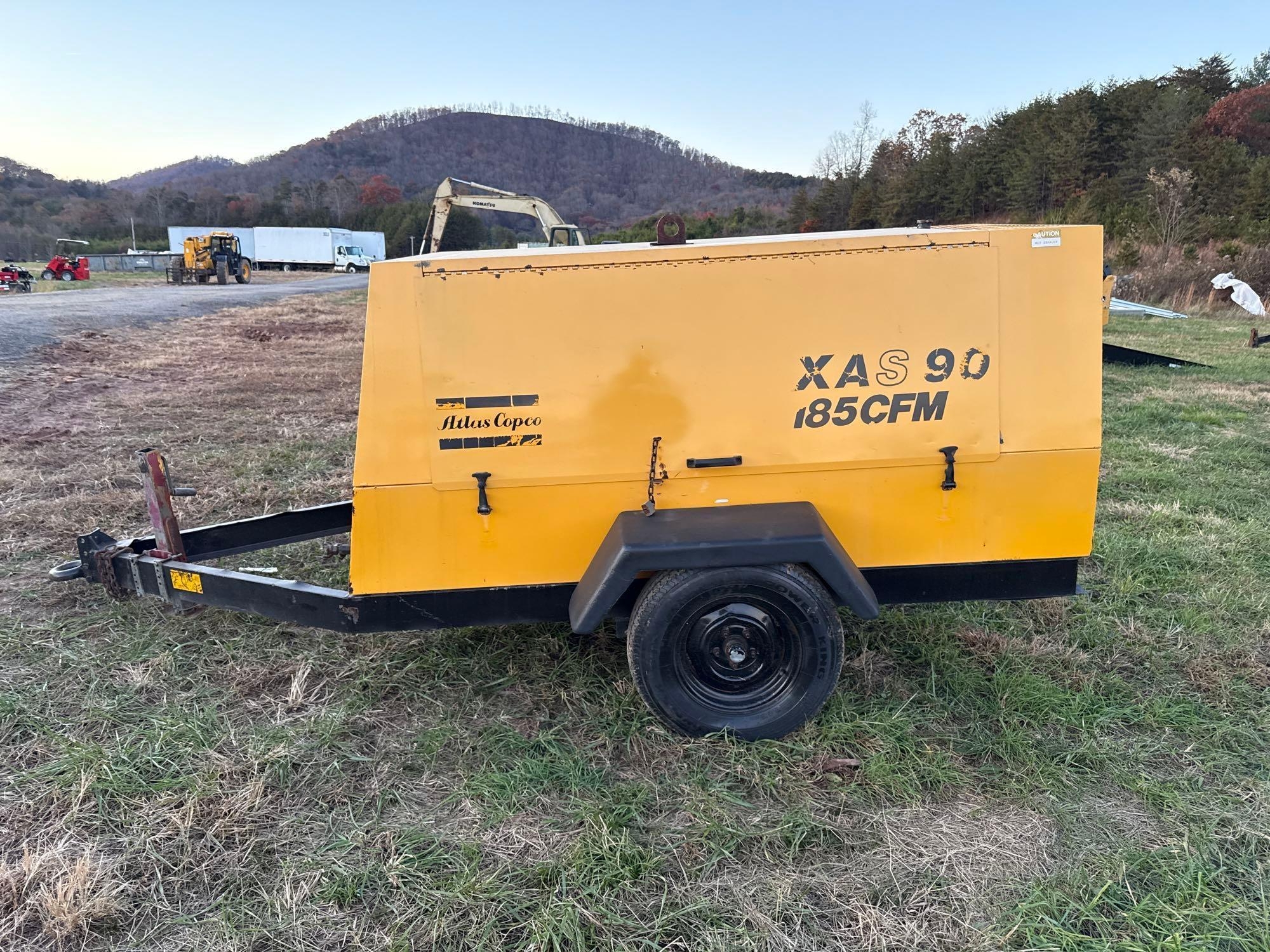 Atlas Copco XAS90JD Portable Air Compressor (A57453)