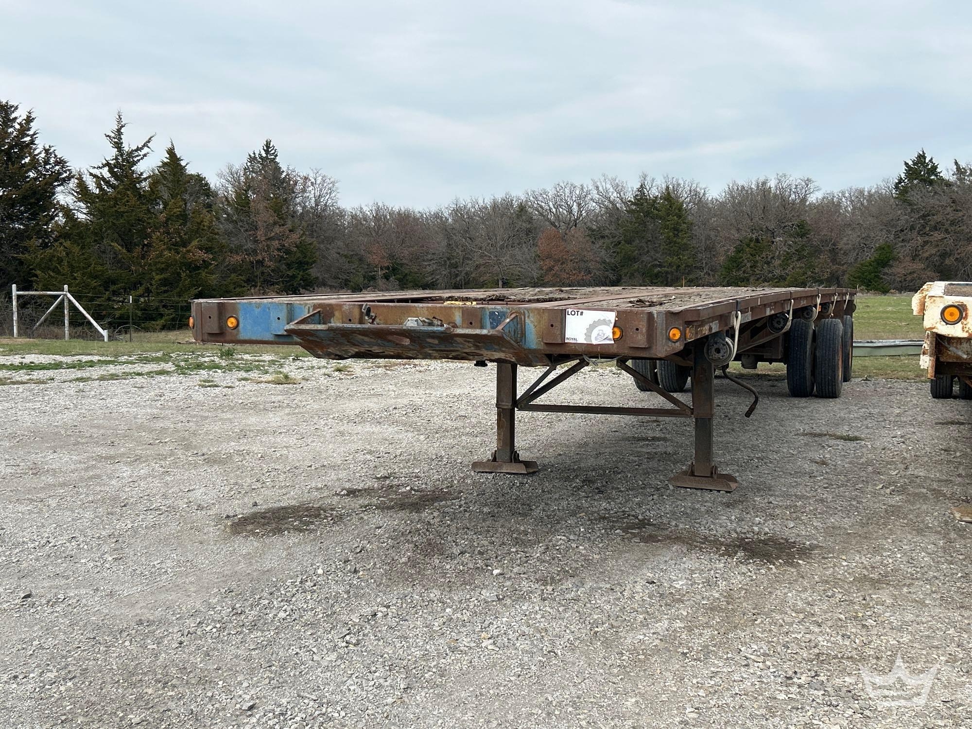1997 Fontaine FTW-5-8048WSAW 48Ft 34 Ton Flatbed Trailer (A64194)