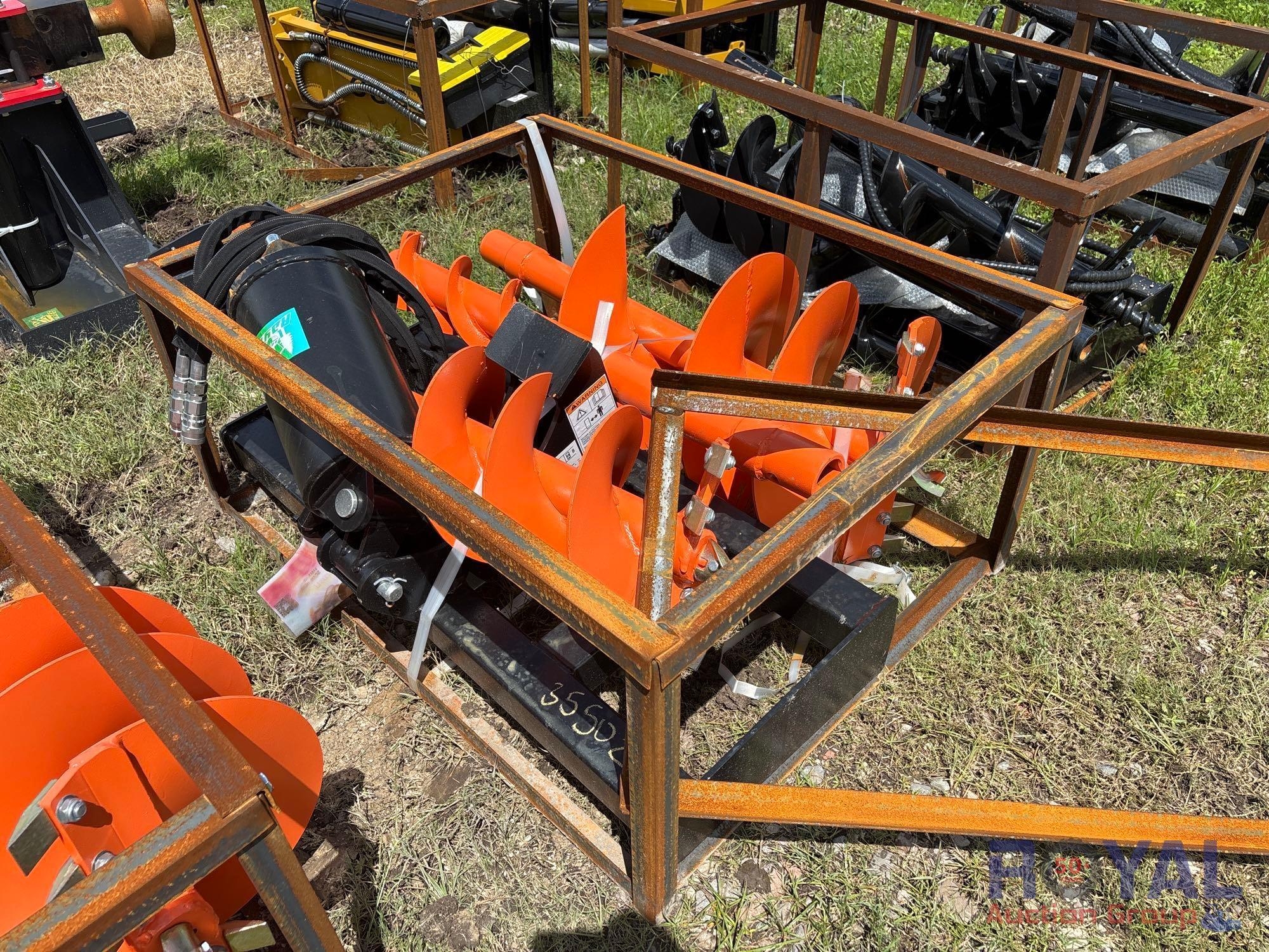 2025 Raytree RMA42 Auger With Bits Skid Steer Attachment (A53425)