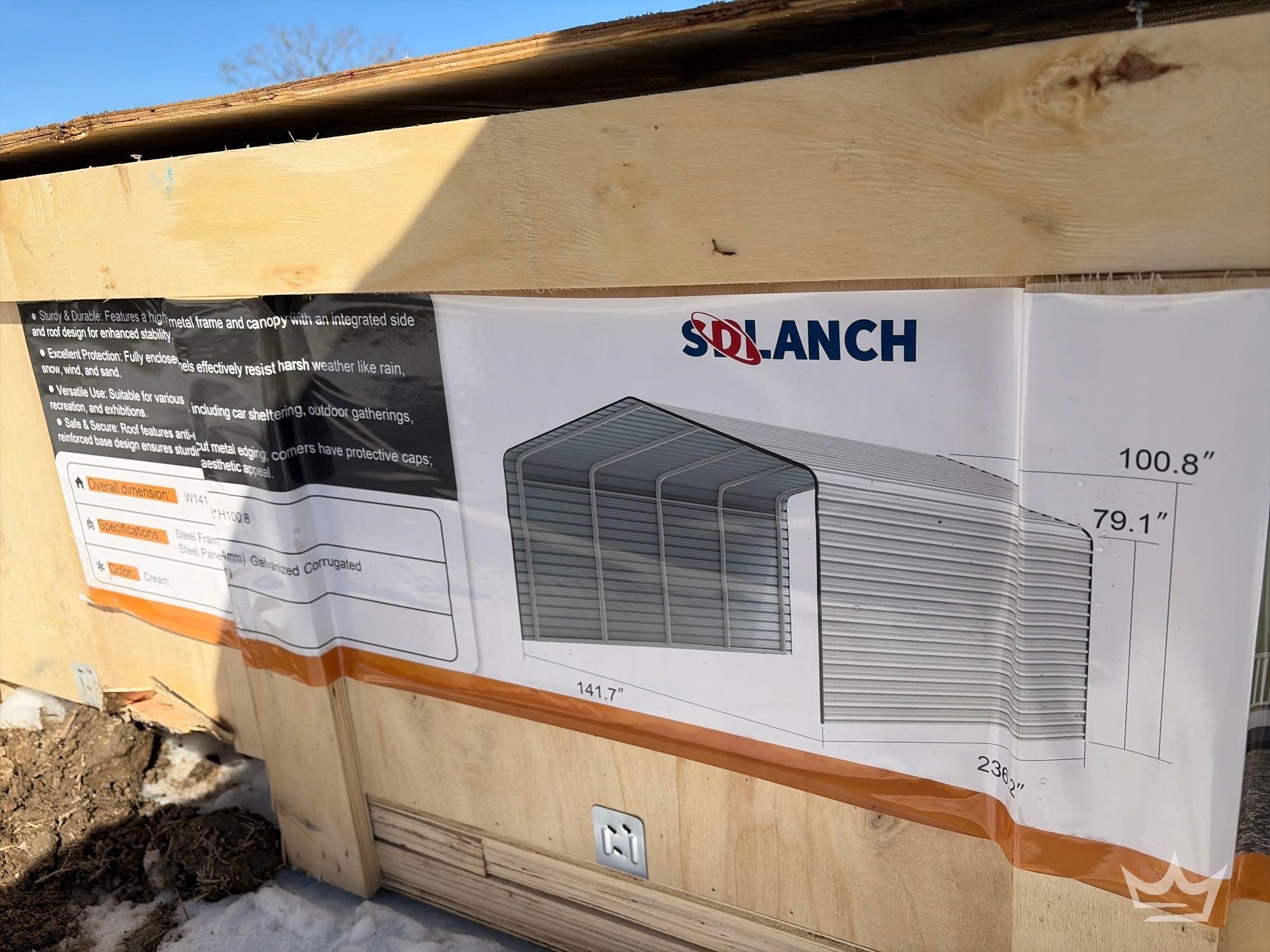 2025 SDLANCH SDLC1220 High End Carport (A60352)