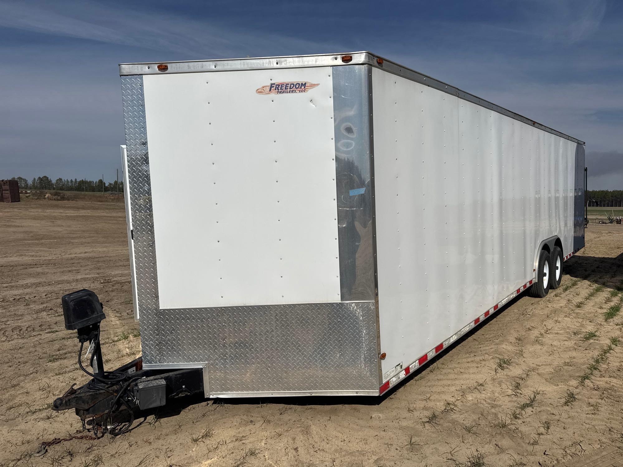 FREEDOM 28' DBL AXLE ENCLOSED TRAILER (A63290)