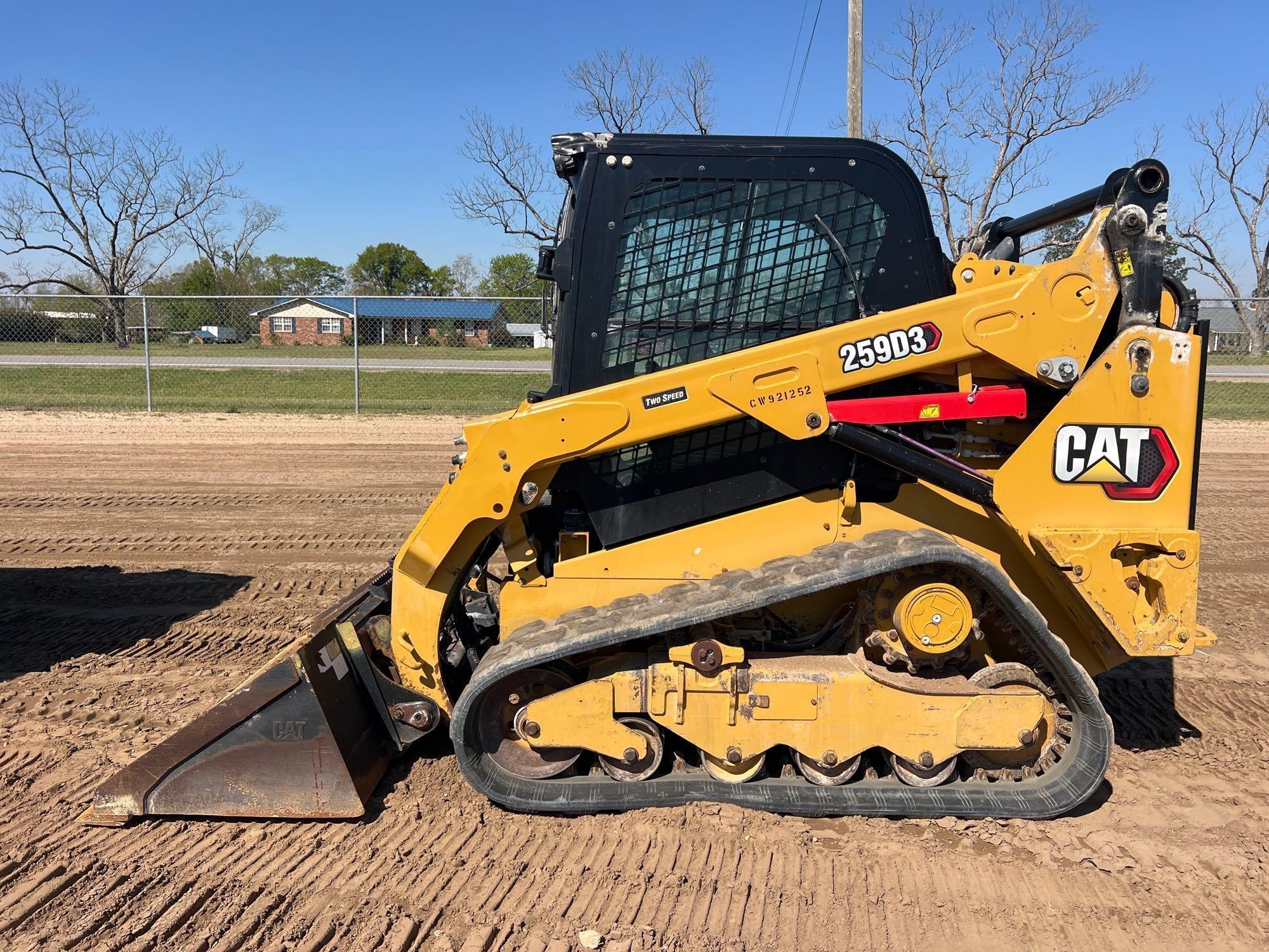 2022 CATERPILLAR 259D3 SKID STEER (A65053)