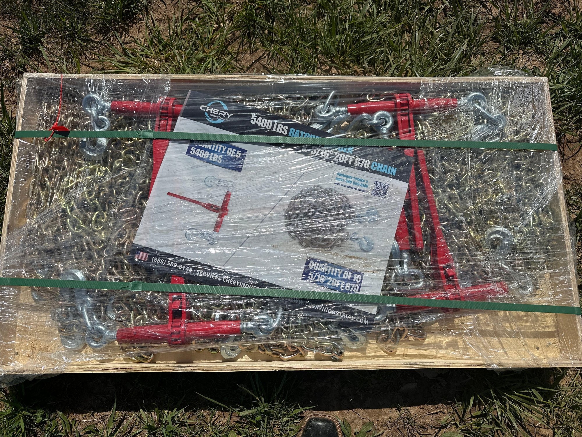 New/Unused Pallet of 5 Binder and 10 Chains (A48837)