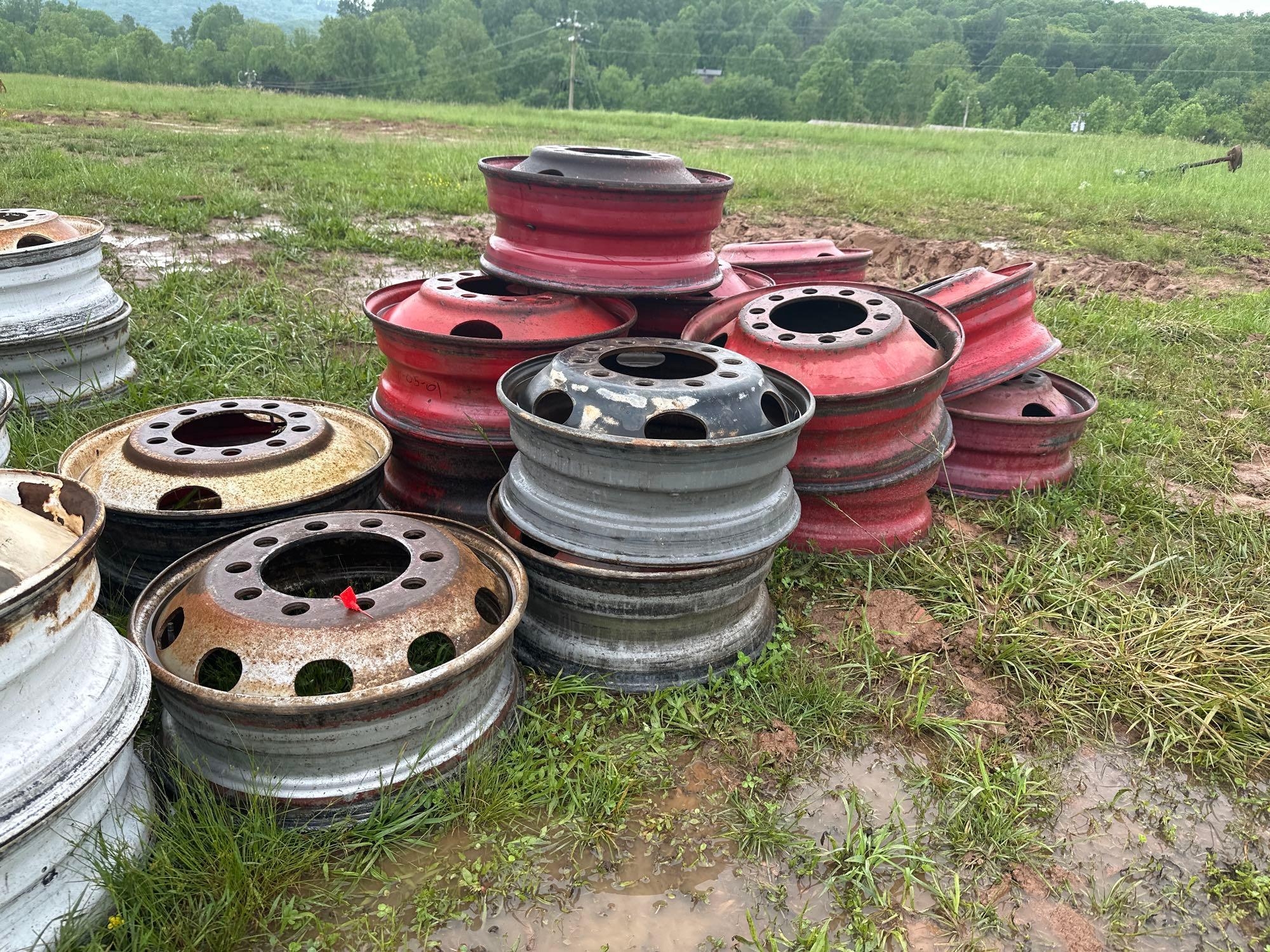 Pallet of (15) 10 Lug Misc Wheels (A48837)