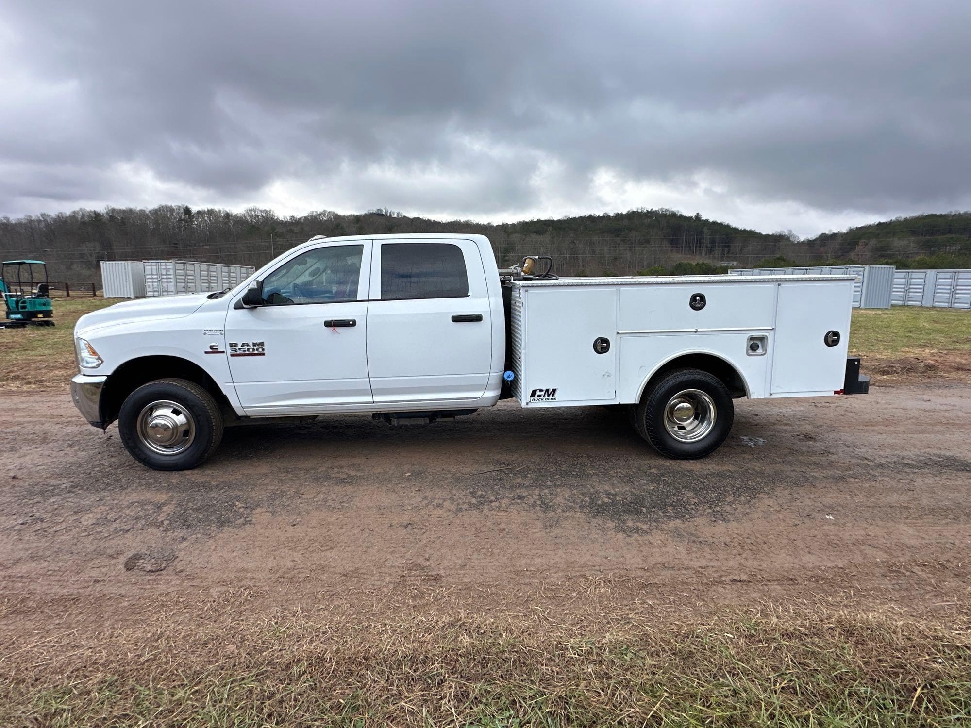 2018 Ram 3500 Cab and Chassis Truck, VIN # 3C7WRTCL0JG387527 (A57453)
