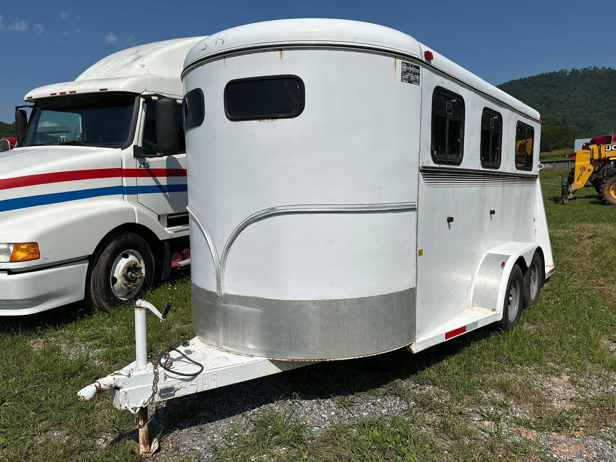 1998 Three Horse Slant Trailer with Tack Room (A48836)