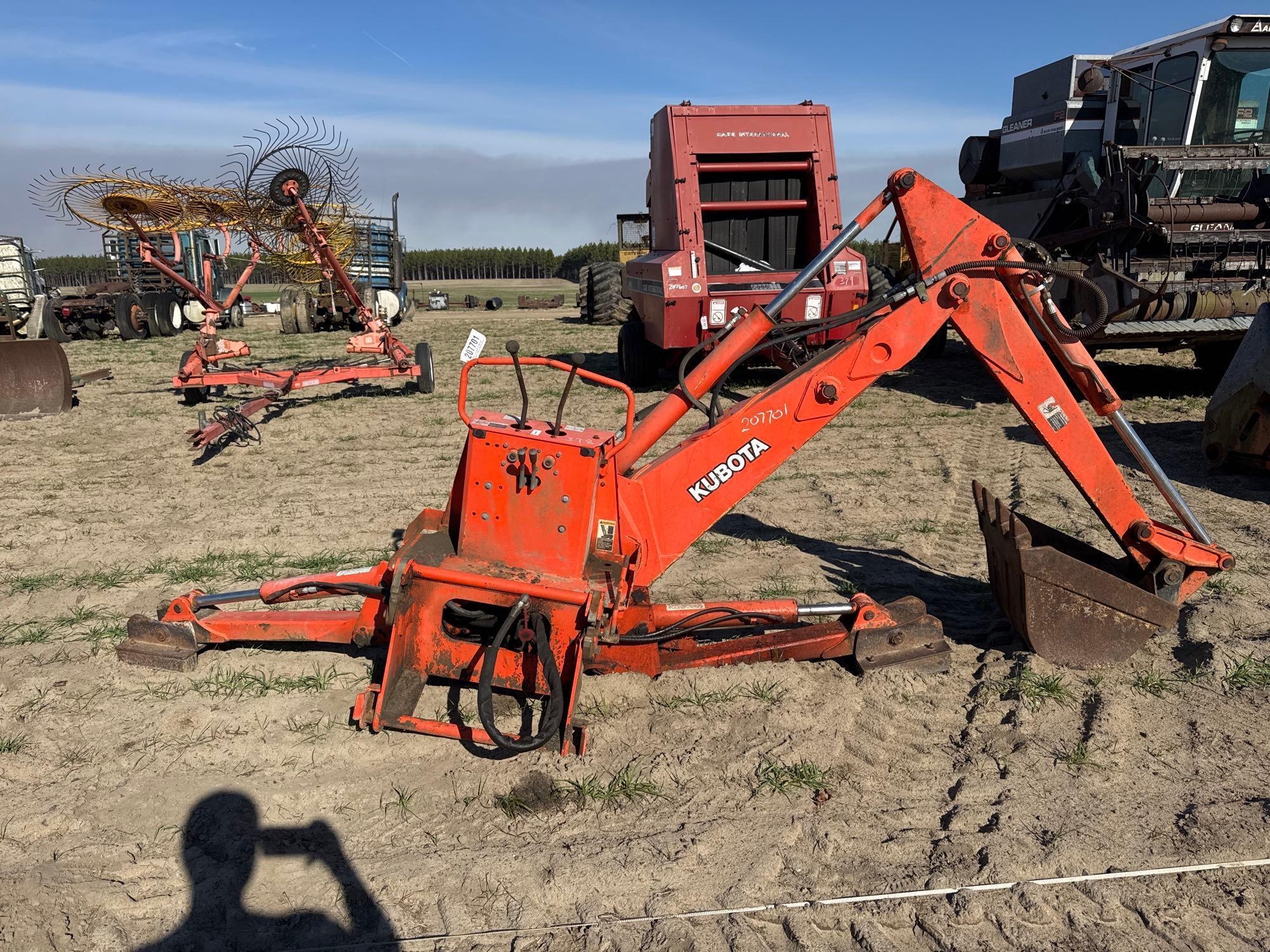 KUBOTA BT900 BACKHOE ATTACHMENT, 3PT (A63290)