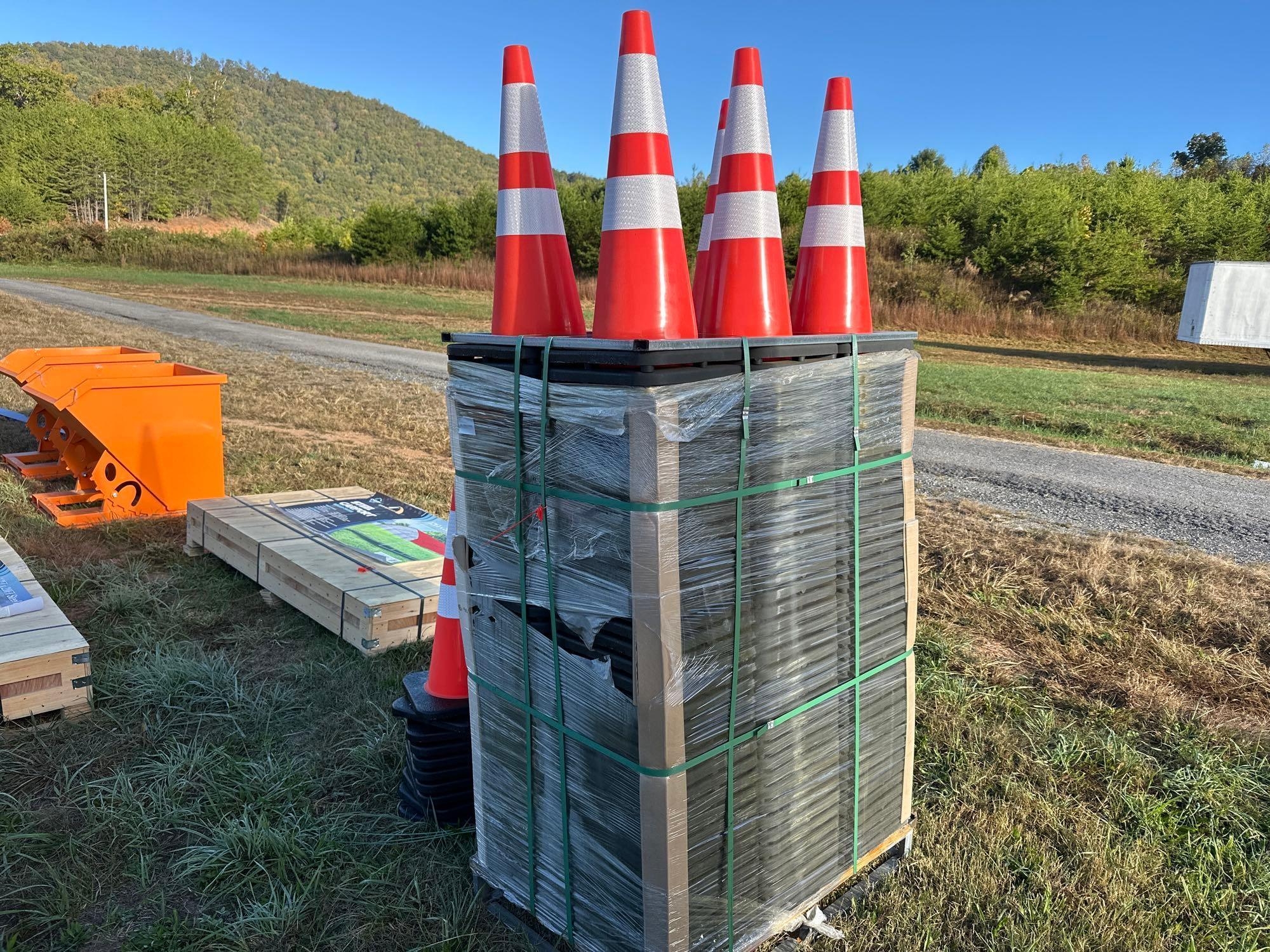 New/Unused 250 Traffic Cones (A54865)