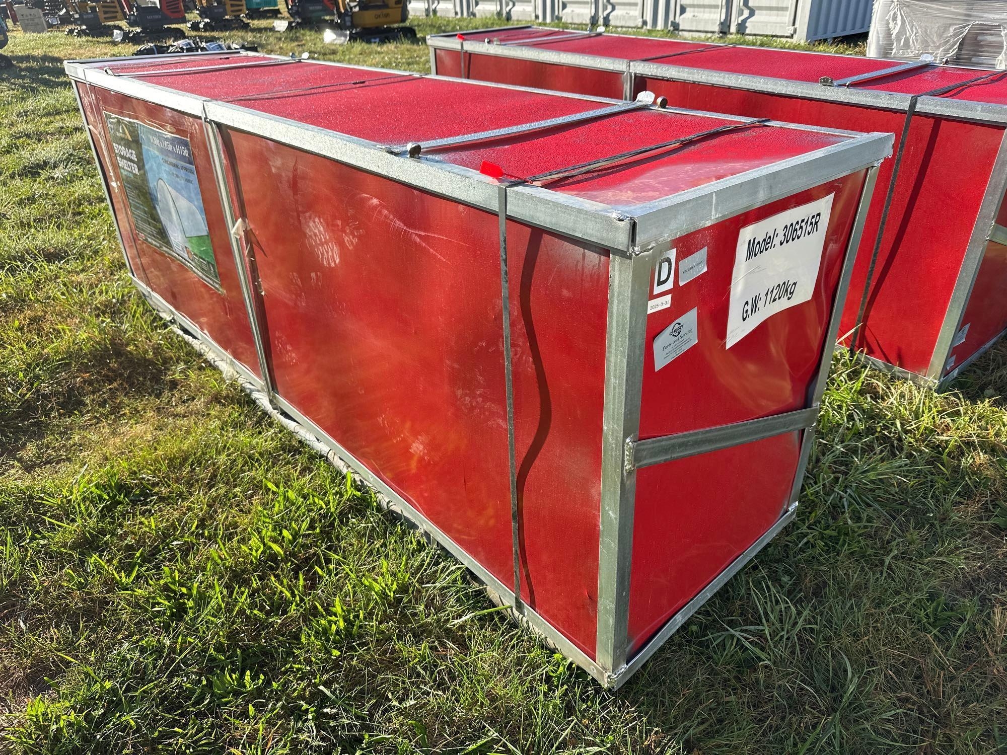 New/Unused Gold Mountain Container Shelter 30ft x 65ft x15ft (A54865)