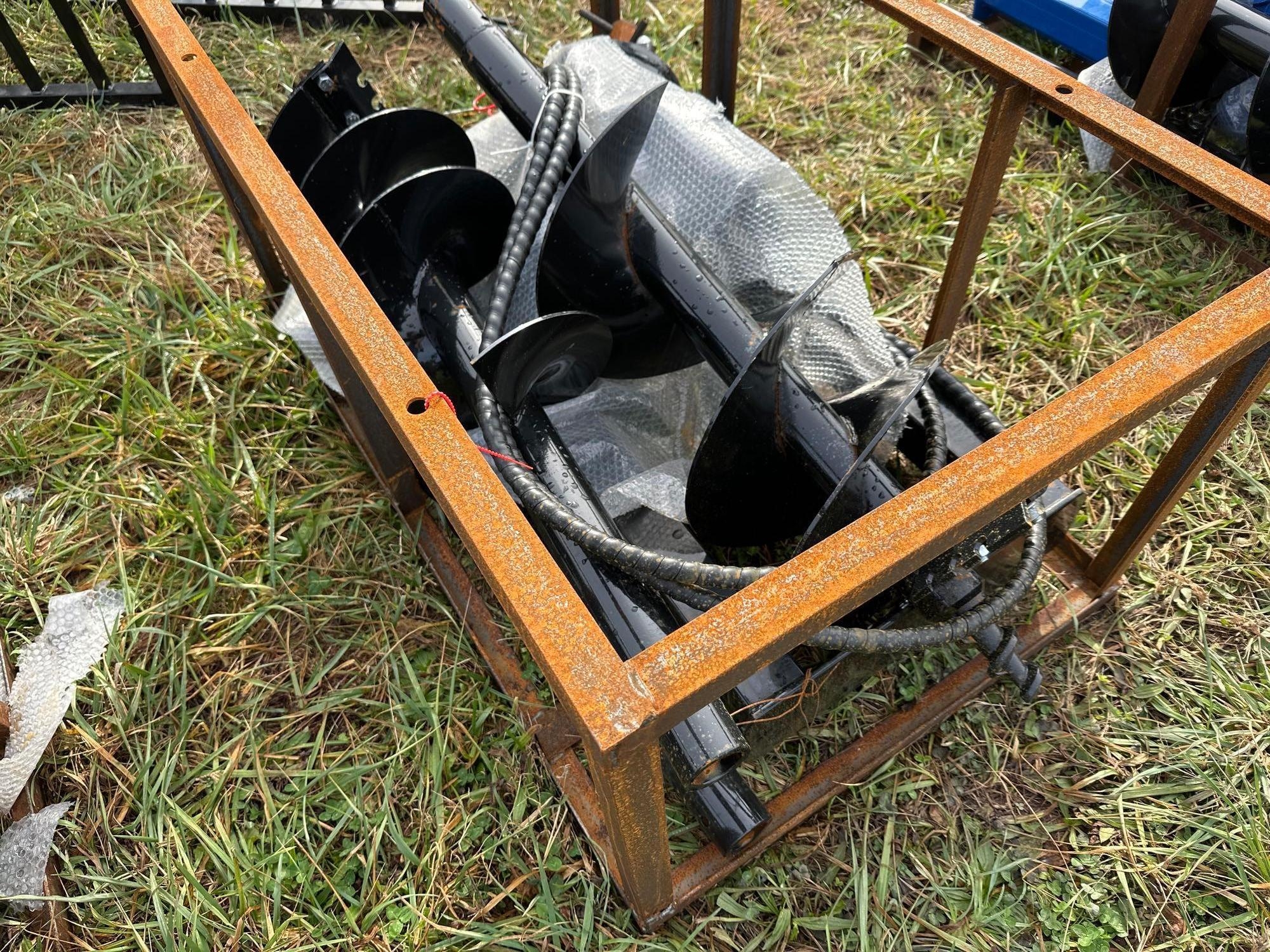 New/Unused Quick Attach Auger with Three Bits (A61166)