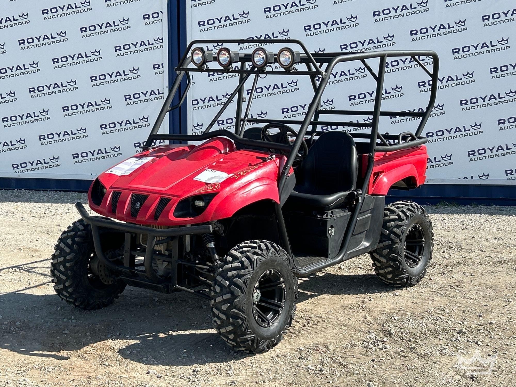 2007 Yamaha Rhino 4x4 Side by Side Gas Cart (A64194)