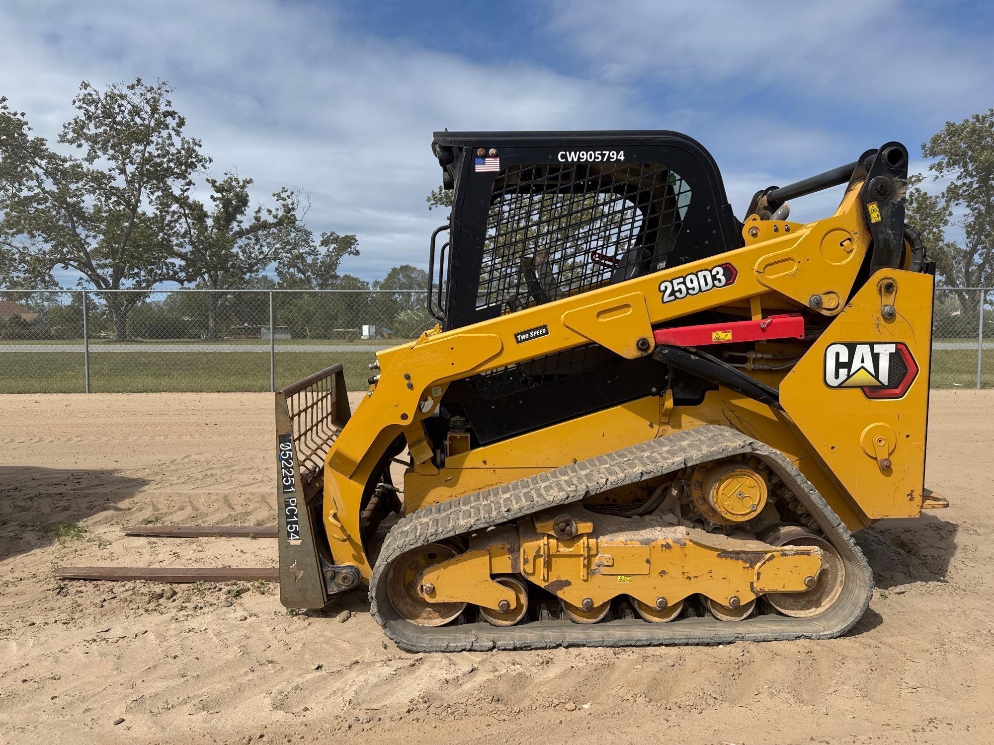2020 CATERPILLAR 259D3 SKID STEER (A52705)