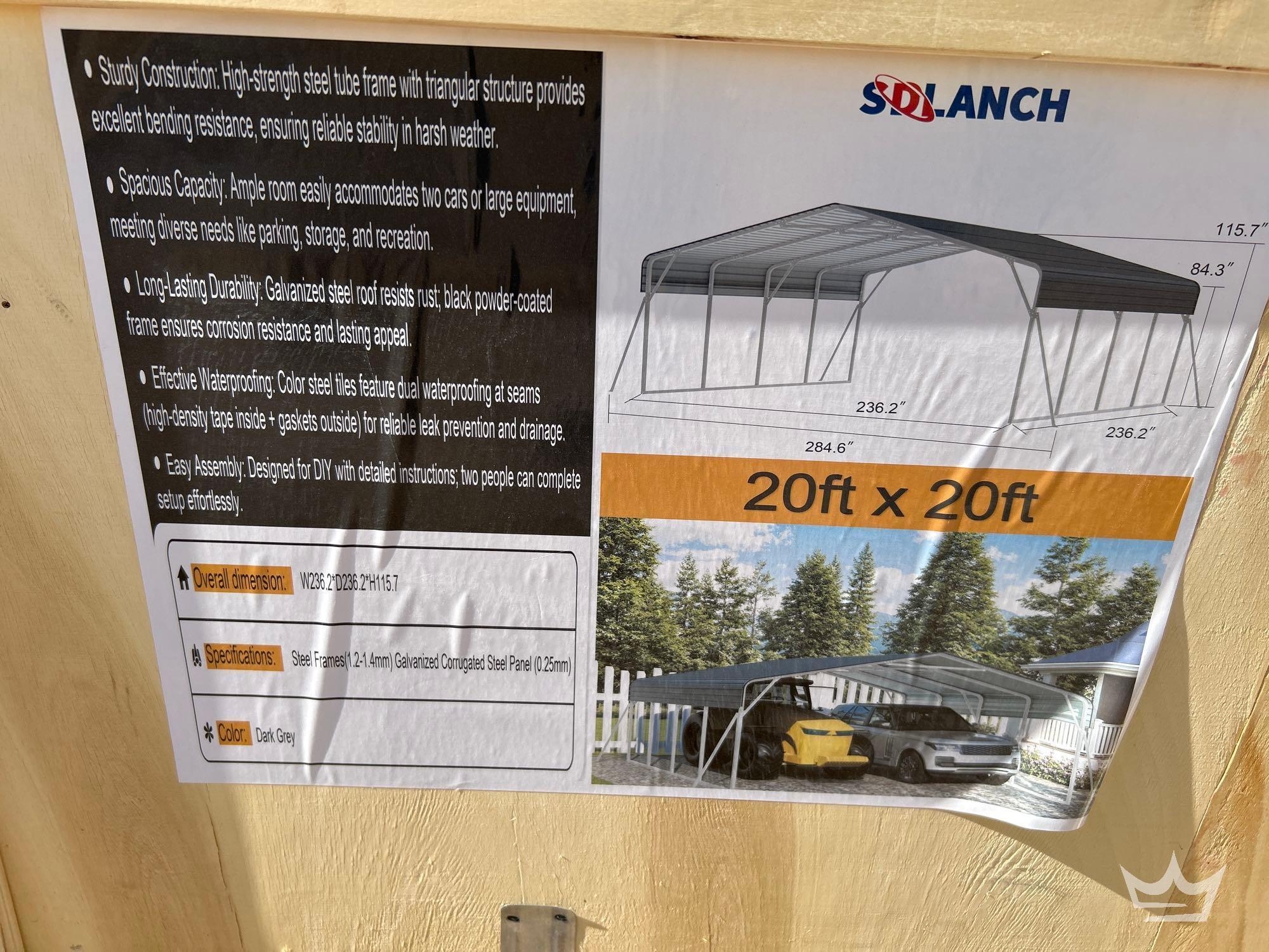 2026 SDLANCH SDLC2020 High-End Carport (A64194)