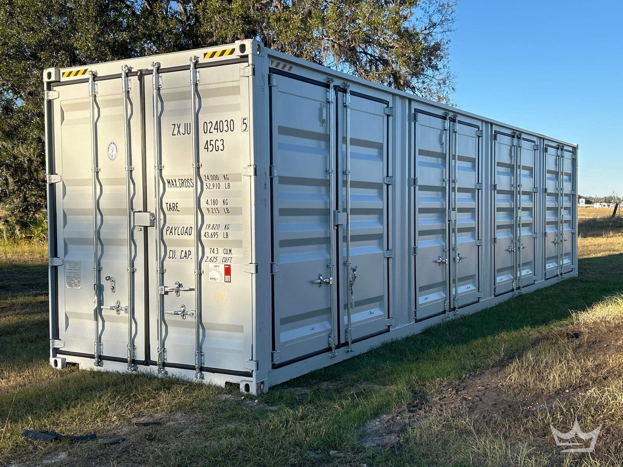 2025 40ft 10-Door Shipping Container (A59228)