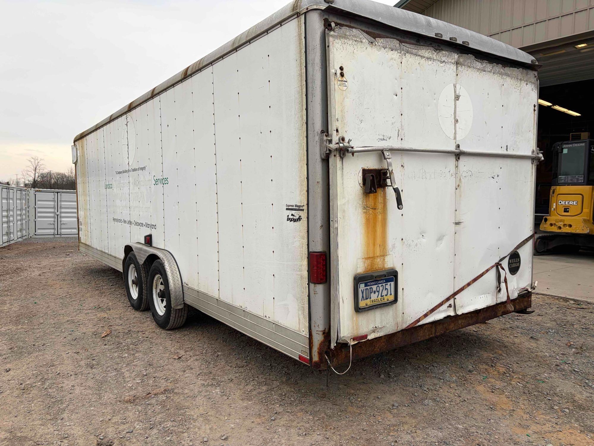 Wells Cargo Express Wagon 24' Enclosed Trailer (A55272)
