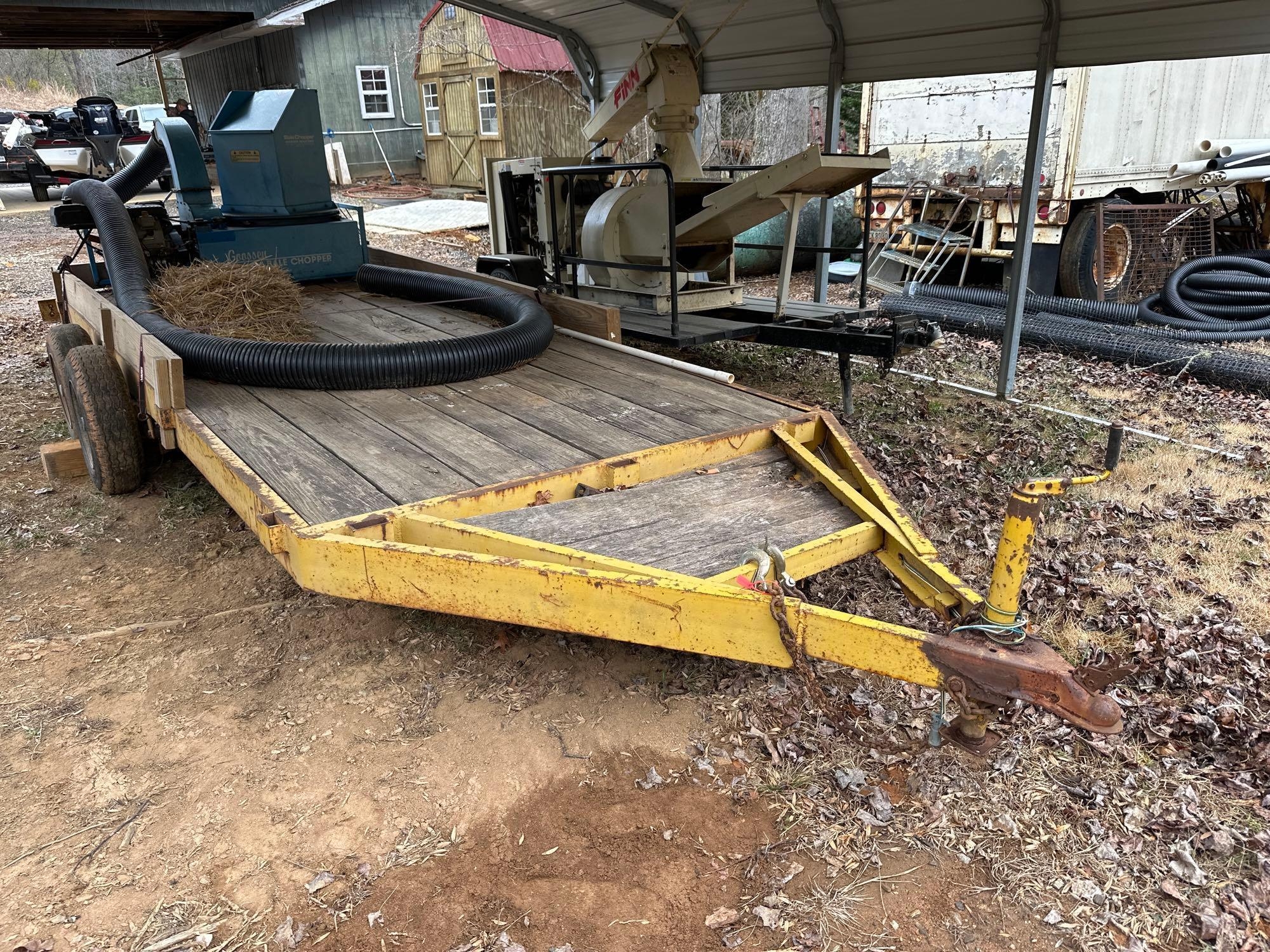 16ft Equipment Trailer (A61165)