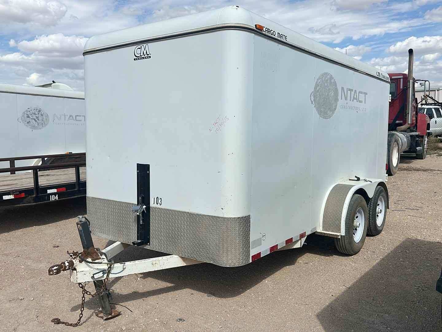 2012 CM  T/A ENCLOSED 14 TRAILER (A55745)