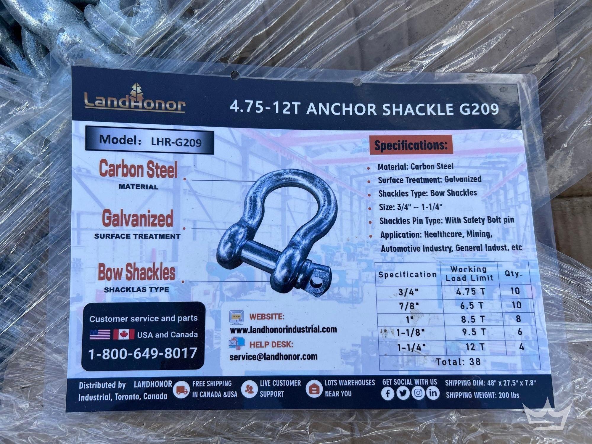 LandHonor LHR-G209 Anchor Shackle Set (A60352)