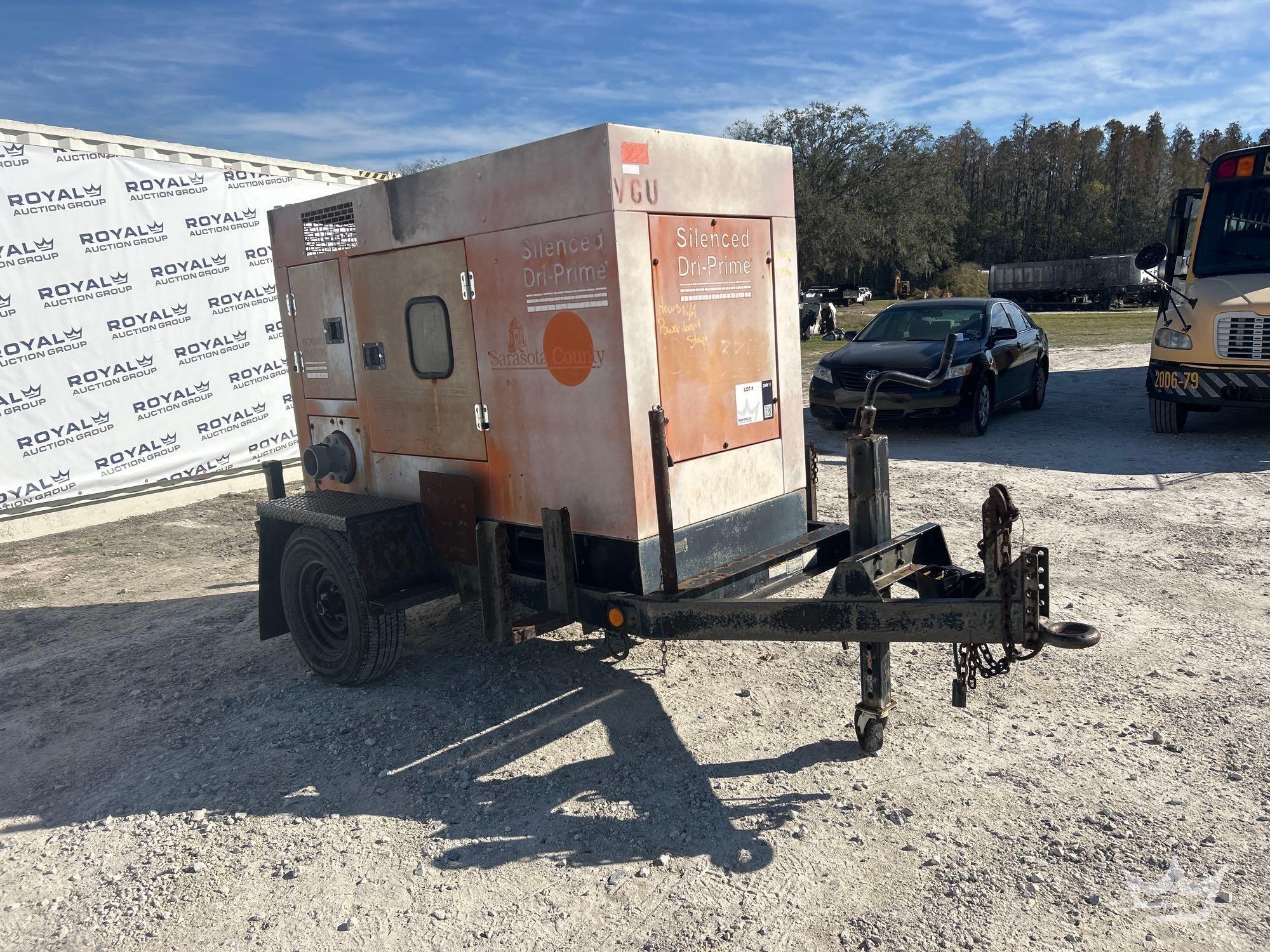 2008 Godwin Dri-Prime CD103M Towable Trash Pump (A59228)