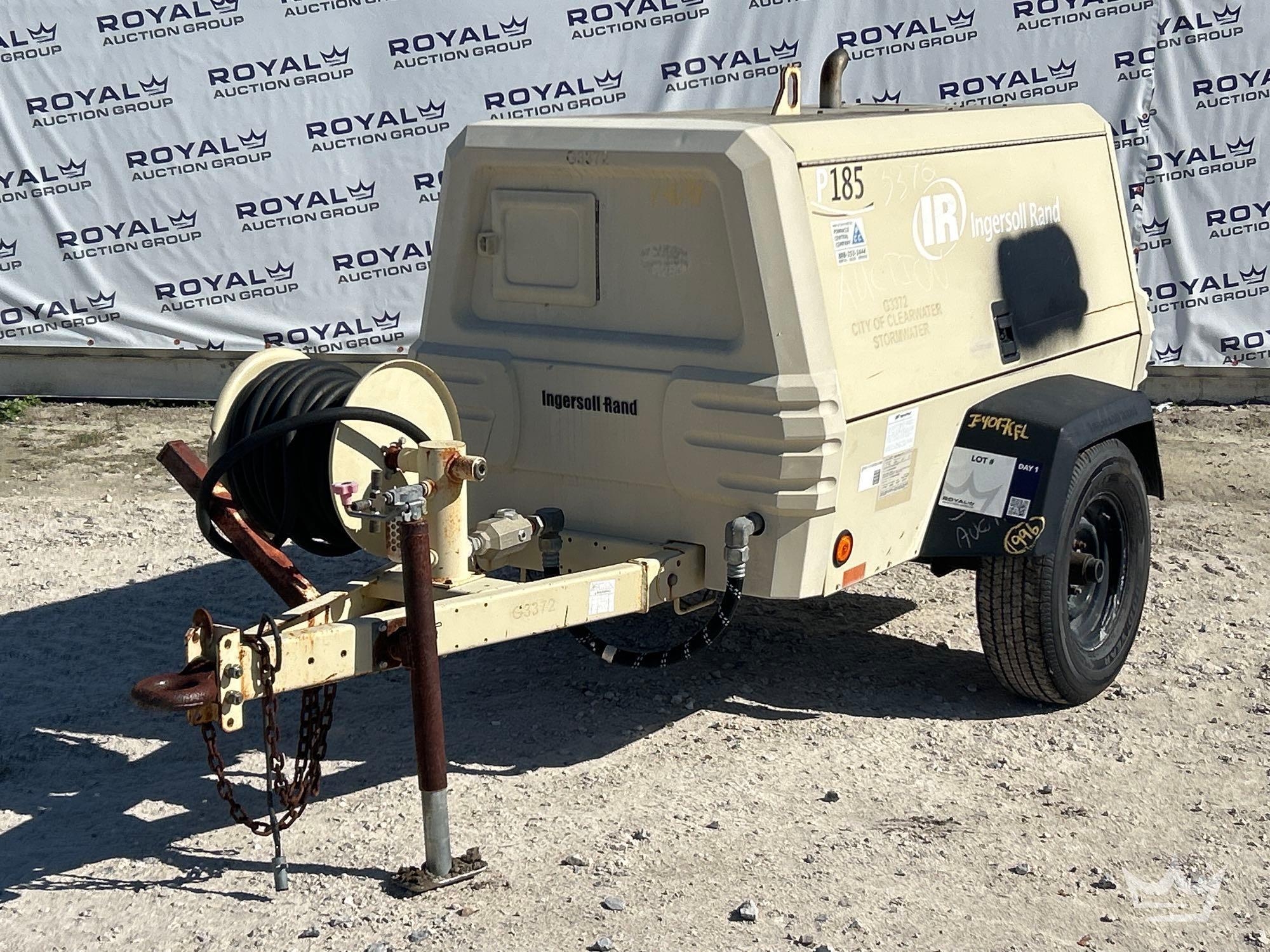 2007 Ingersoll Rand P185 S/A Towable Air Compressor (A59228)
