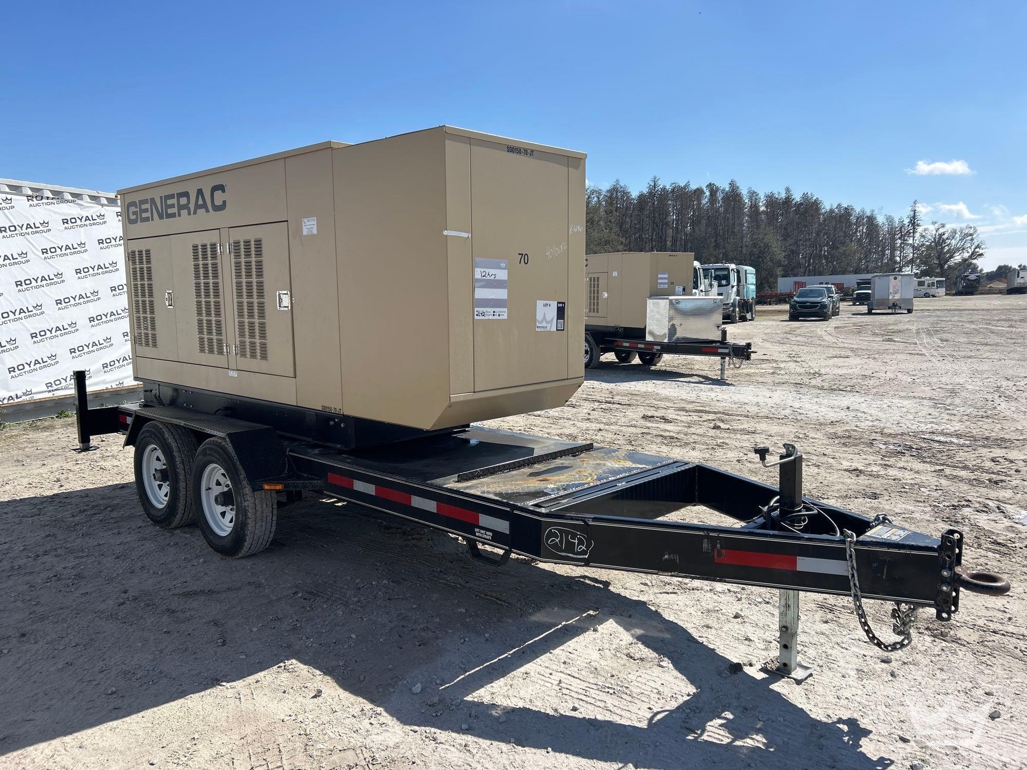 2006 Generac SD0150 187kVA T/A Towable Diesel Generator (A61572)