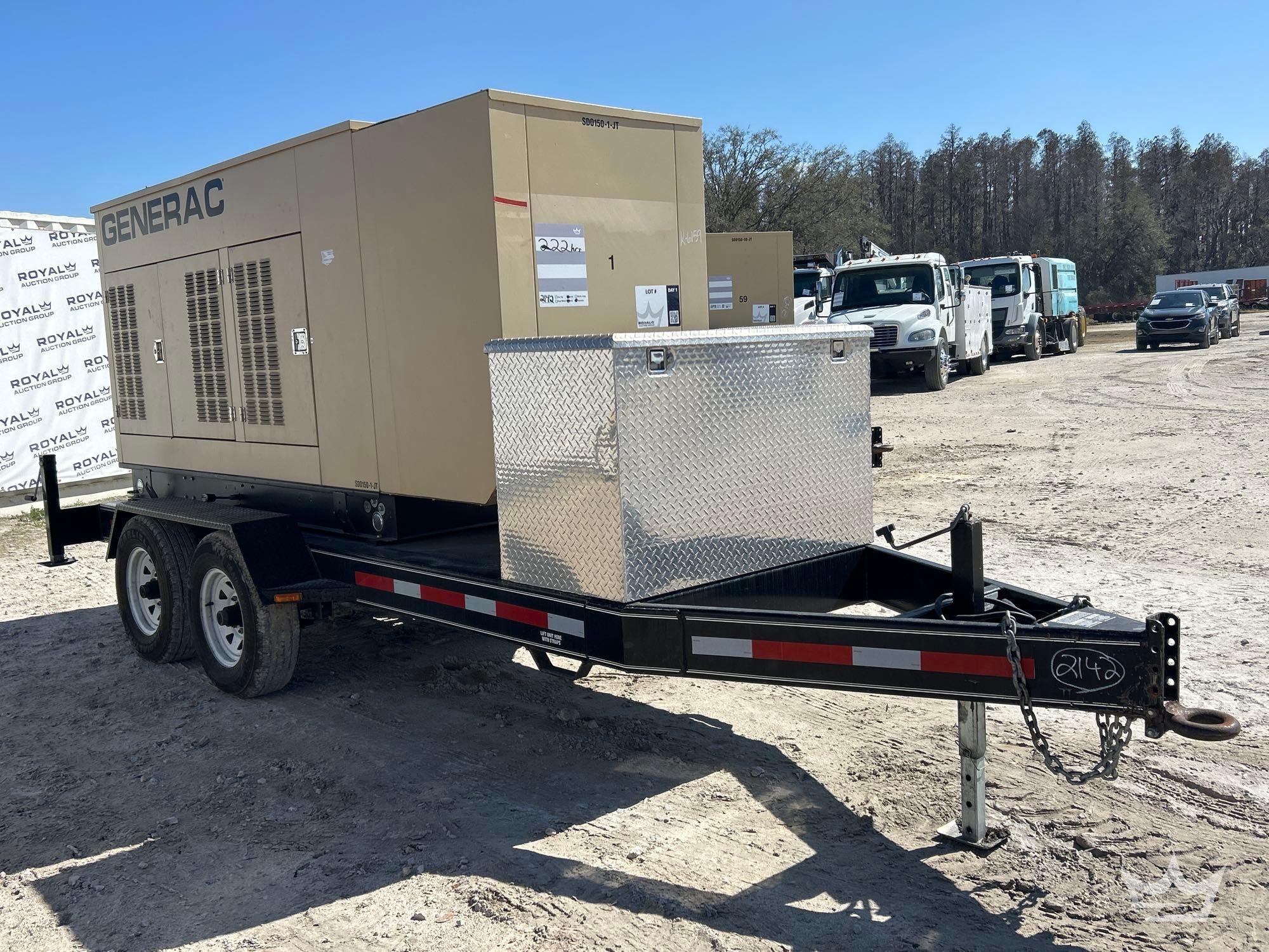2006 Generac SD0150 187kVA T/A Towable Diesel Generator (A61572)