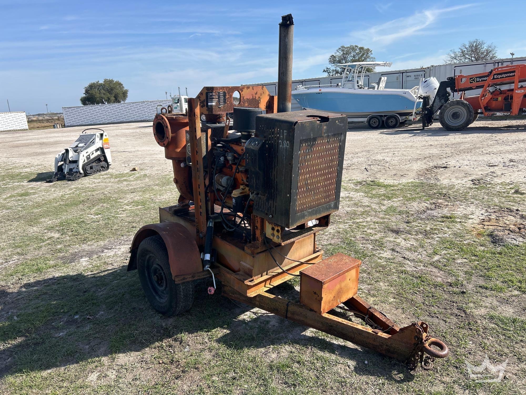 Godwin CD150M Dri-Prime Towable Trash Pump (A61567)