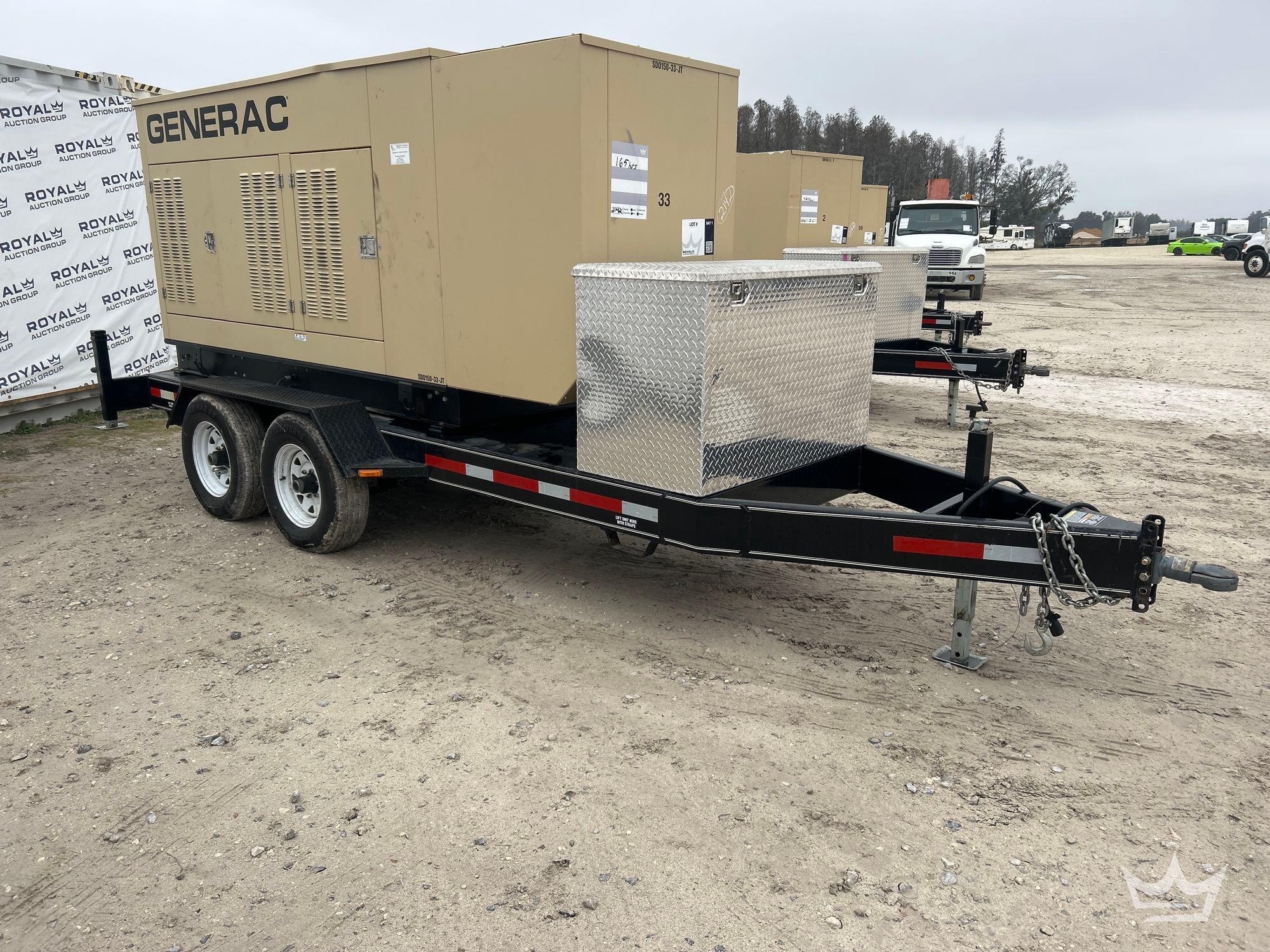 2006 Generac SD0150 187kVA T/A Towable Diesel Generator (A64553)