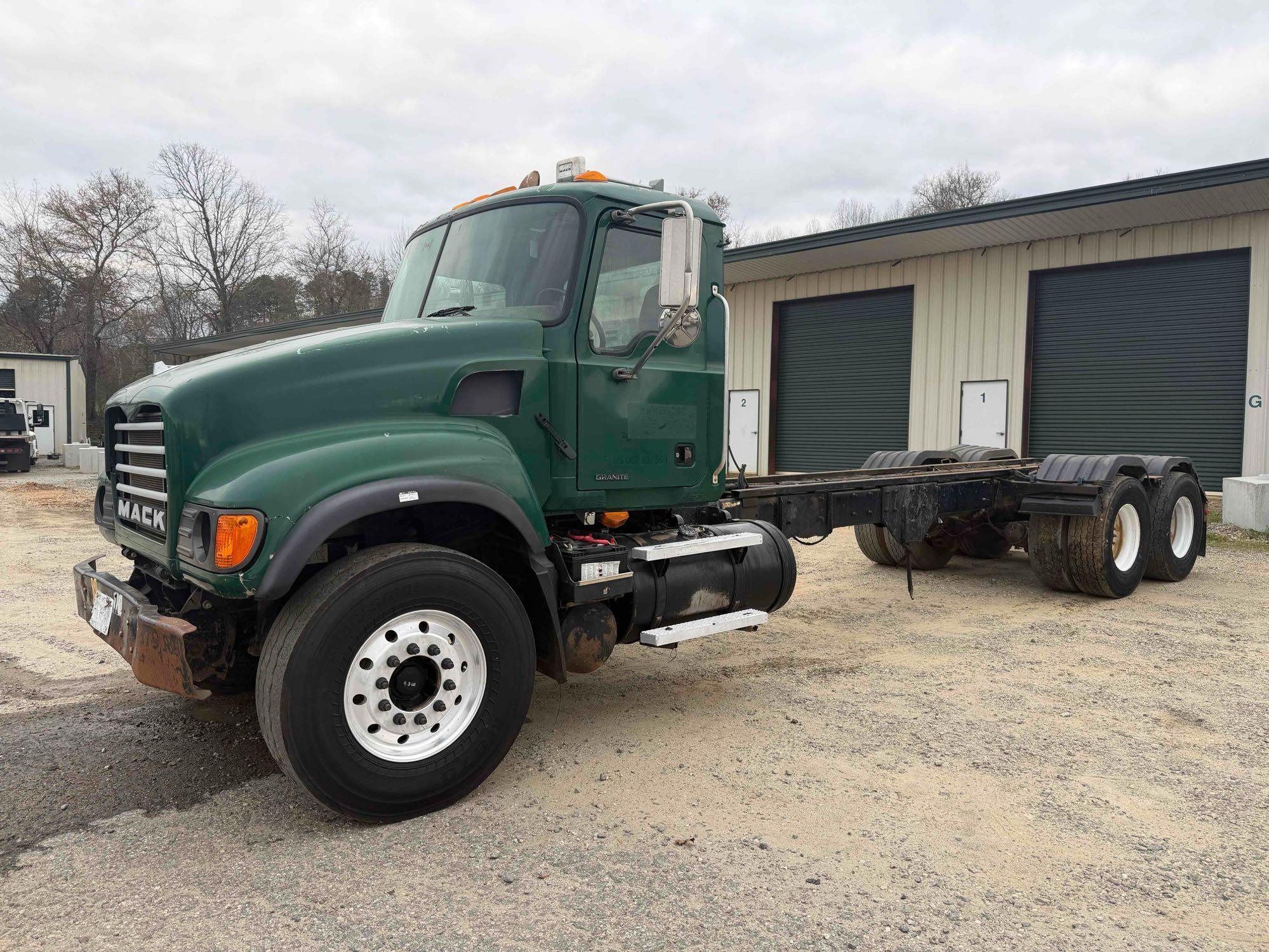 2007 Mack CV713 Granite Truck, VIN # 1M2AG11C37M043941 (A65563)