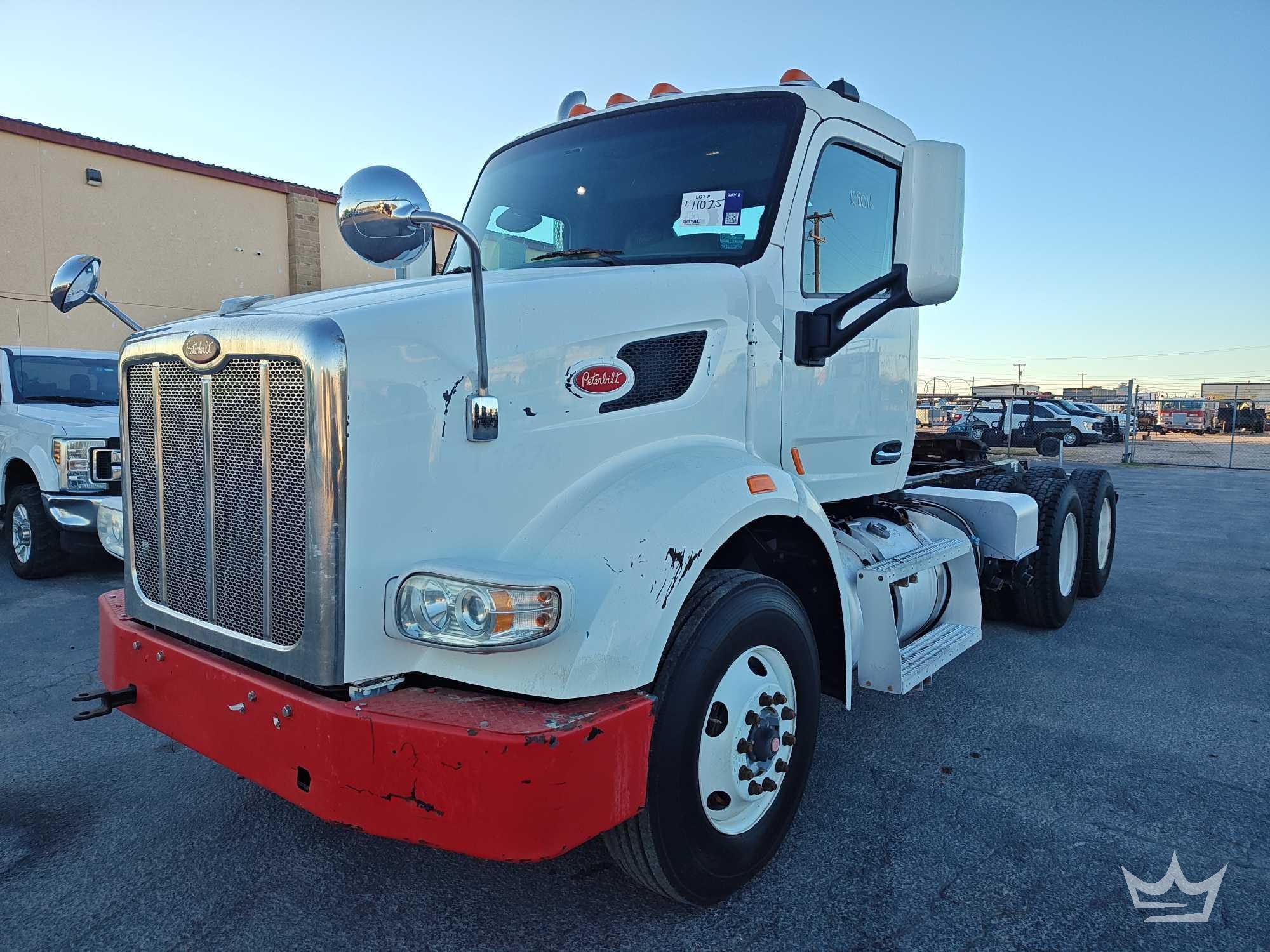 2015 Peterbilt 567 T/A Wet Kit Day Cab Truck Tractor (A55973)