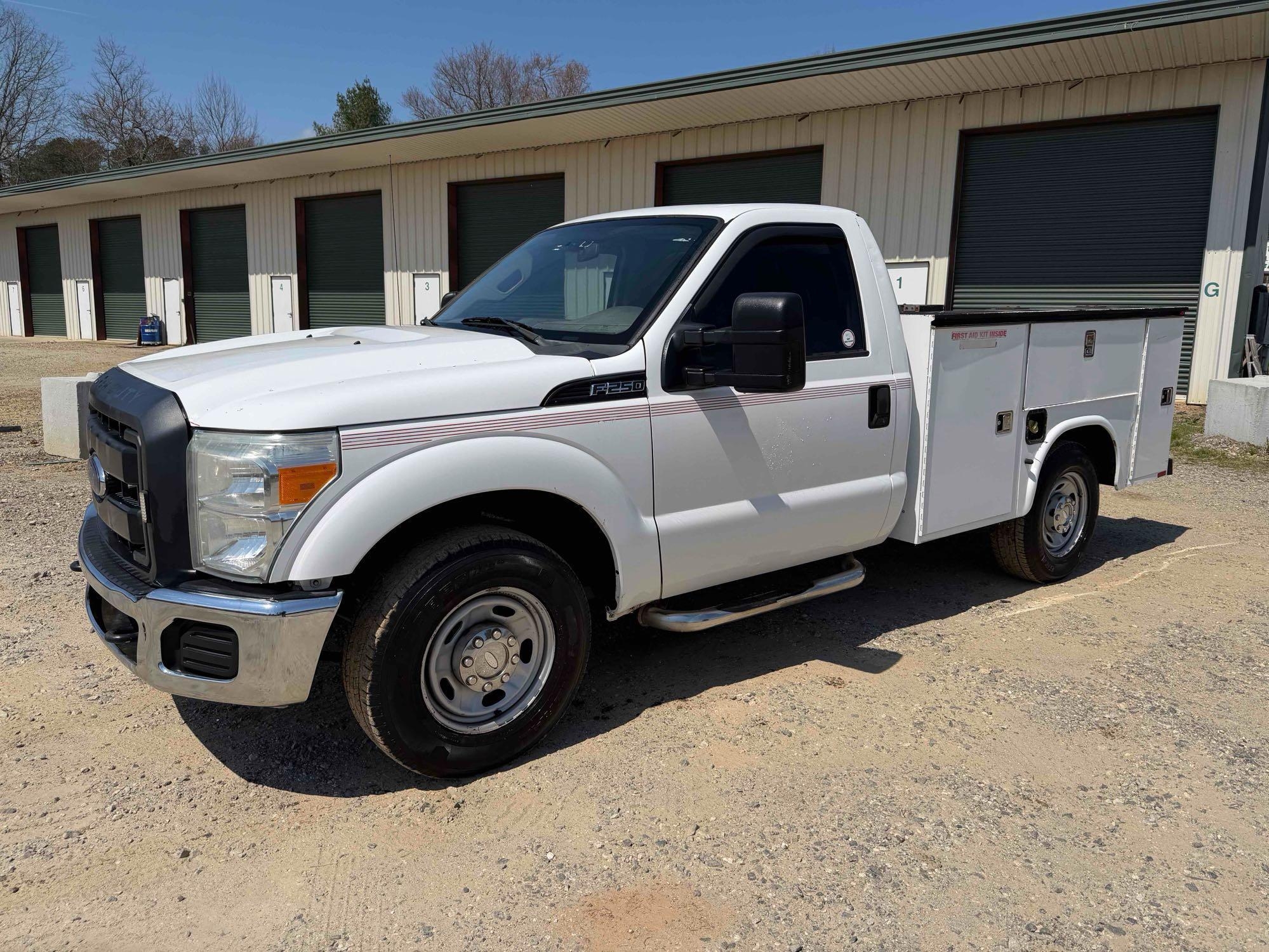 2014 Ford F-250 Utility/Service Truck, VIN # 1FDBF2A67EEA87424 (A65563)