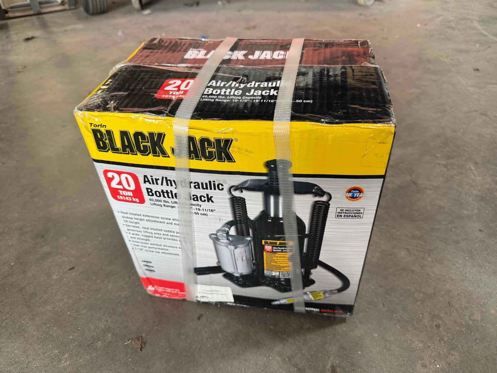 New 20Ton Air/Hydraulic Bottle Jack (A65579)