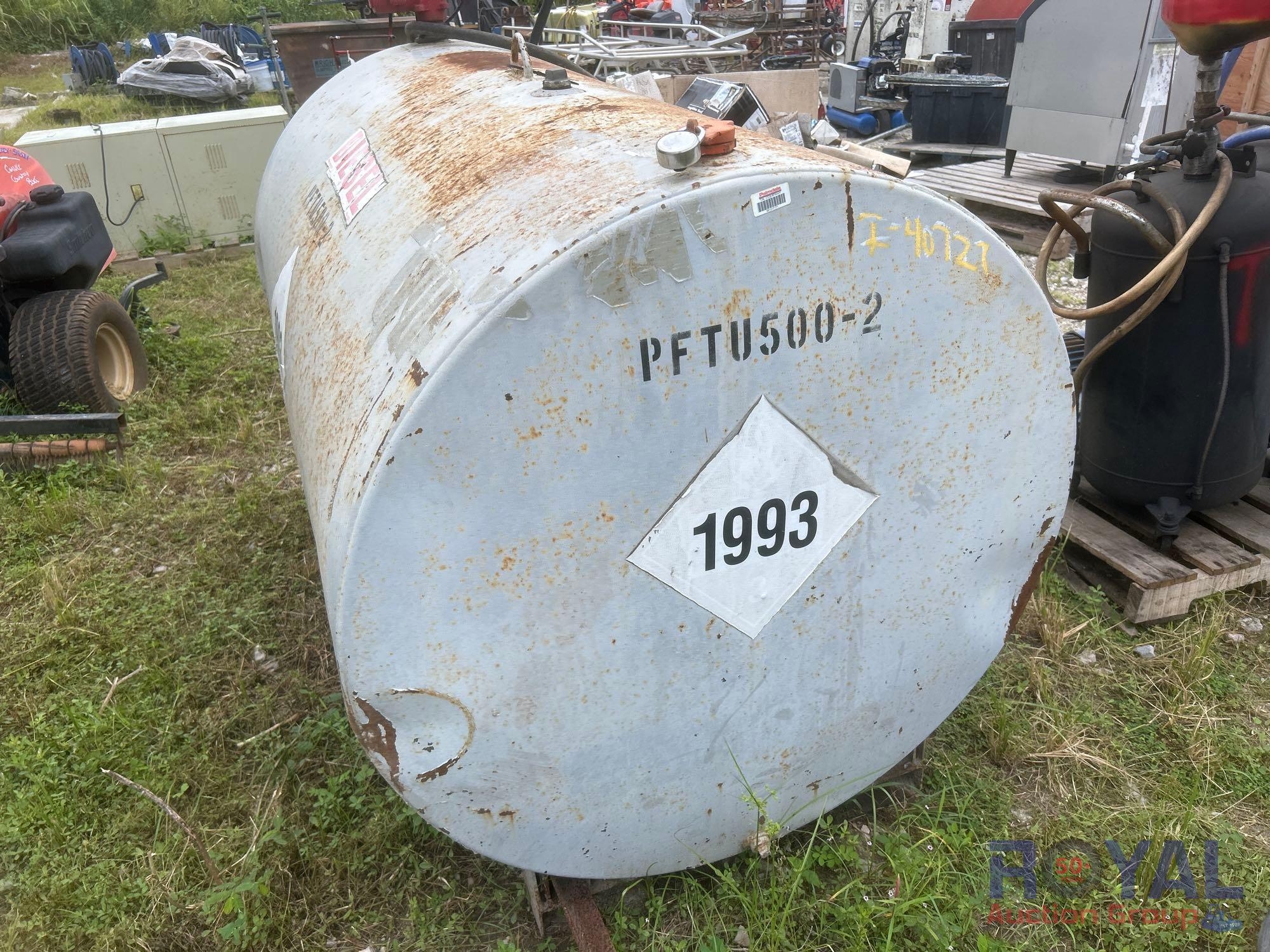 500 Gallon Diesel Fuel Tank with Electric Pump (A53425)