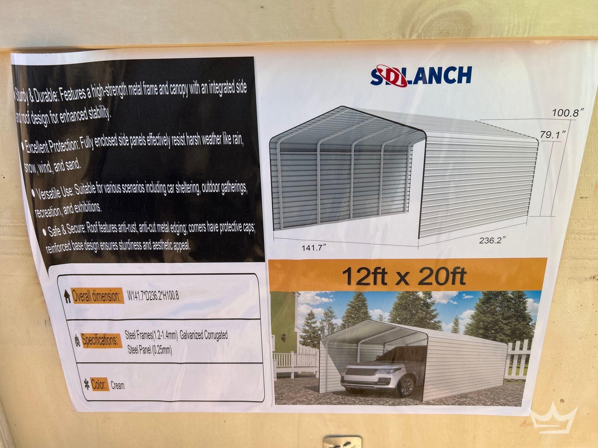 2026 SDLANCH SDLC1220 High-End Carport (A64194)