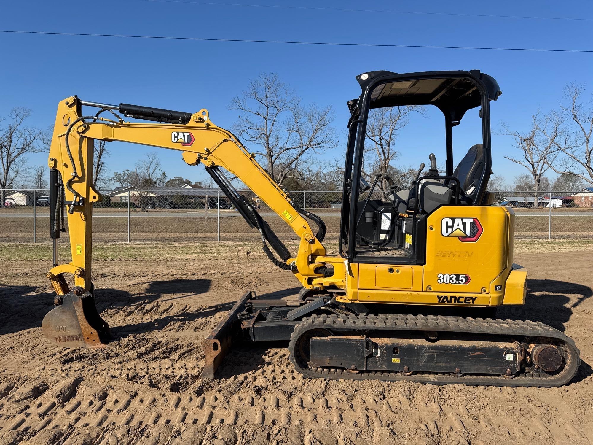 2022 CATERILLAR 303.5 CR EXCAVATOR (A60429)