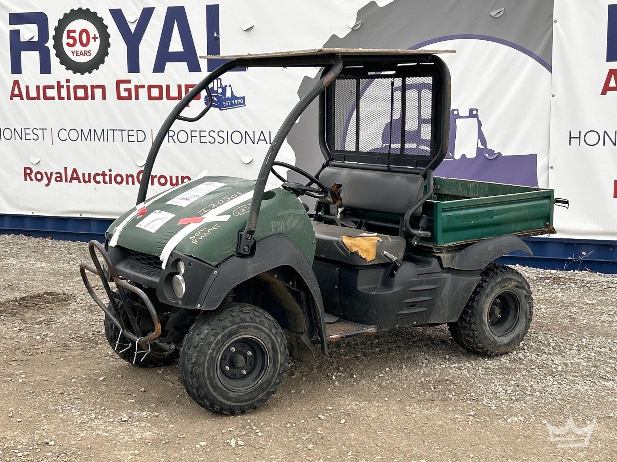 2014 Kawasaki Mule 600 Utility Dump Cart (A55973)