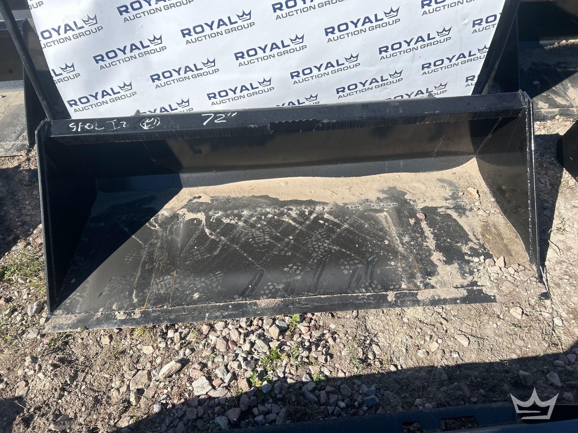 2025 Swict 72in. Bucket Skid Steer Attachment (A61567)