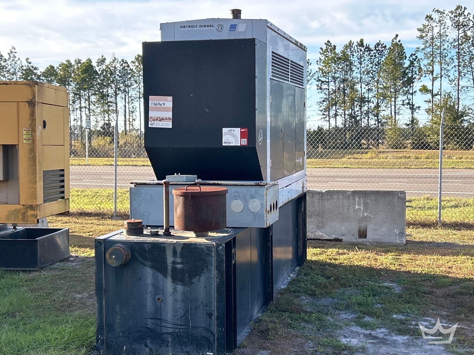 2005 Detroit Diesel 100DSEJB 138kVA 3-Phase Diesel Generator (A59228)
