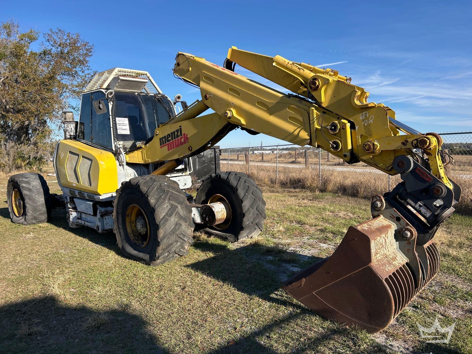 2009 Menzi Muck A91E 4x4 Spider Walking Mobile Hydraulic Excavator (A61567)