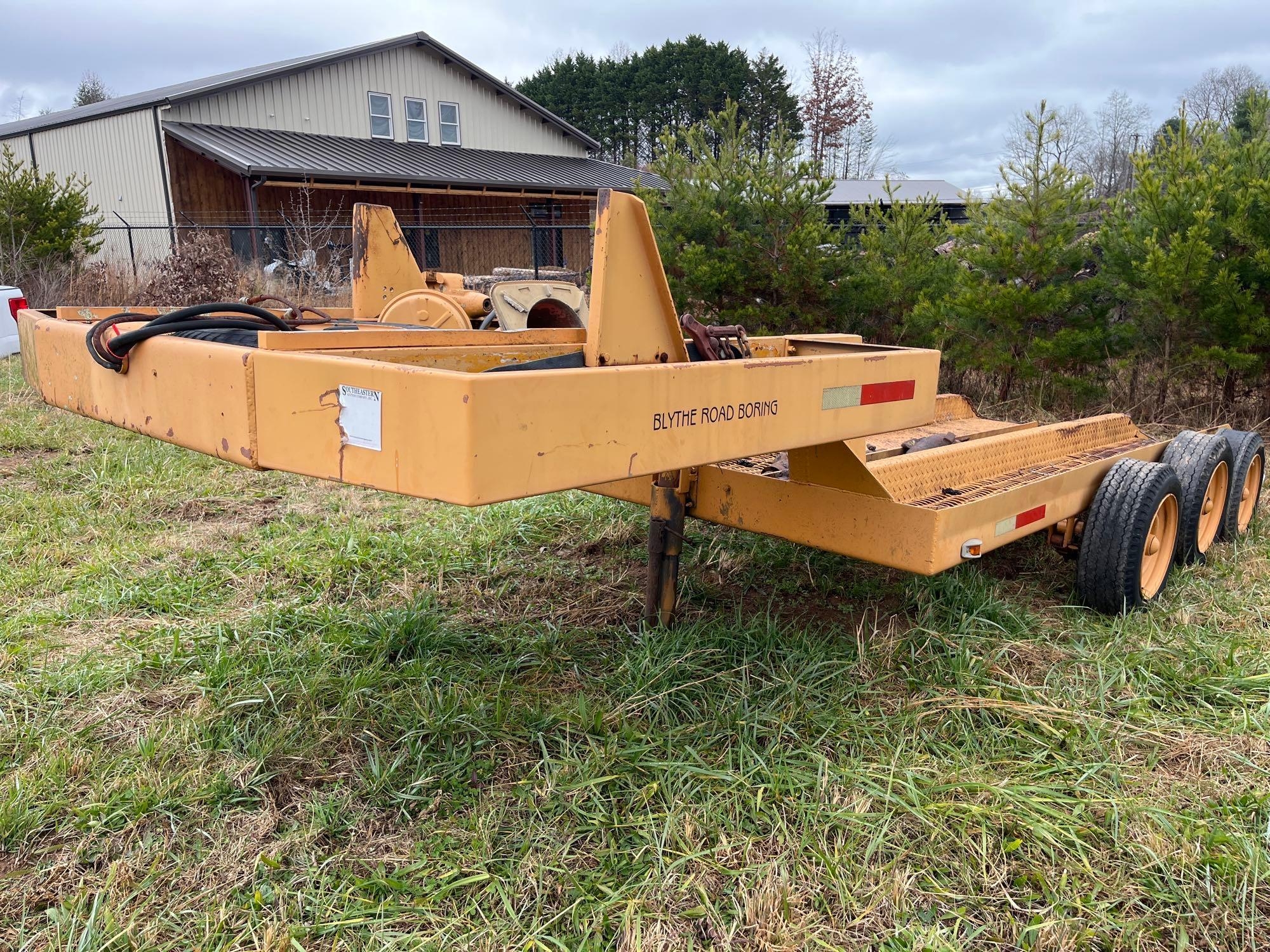 14ft Tri Axle Homemade Trailer (A57453)