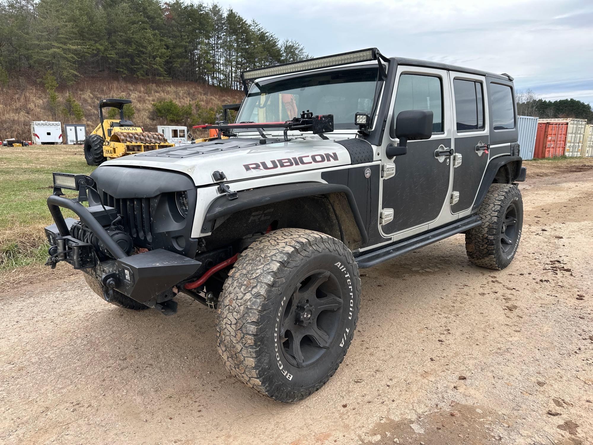 2007 Jeep Wrangler Rubicon, VIN # 1J4GA39197L104496 (A57453)