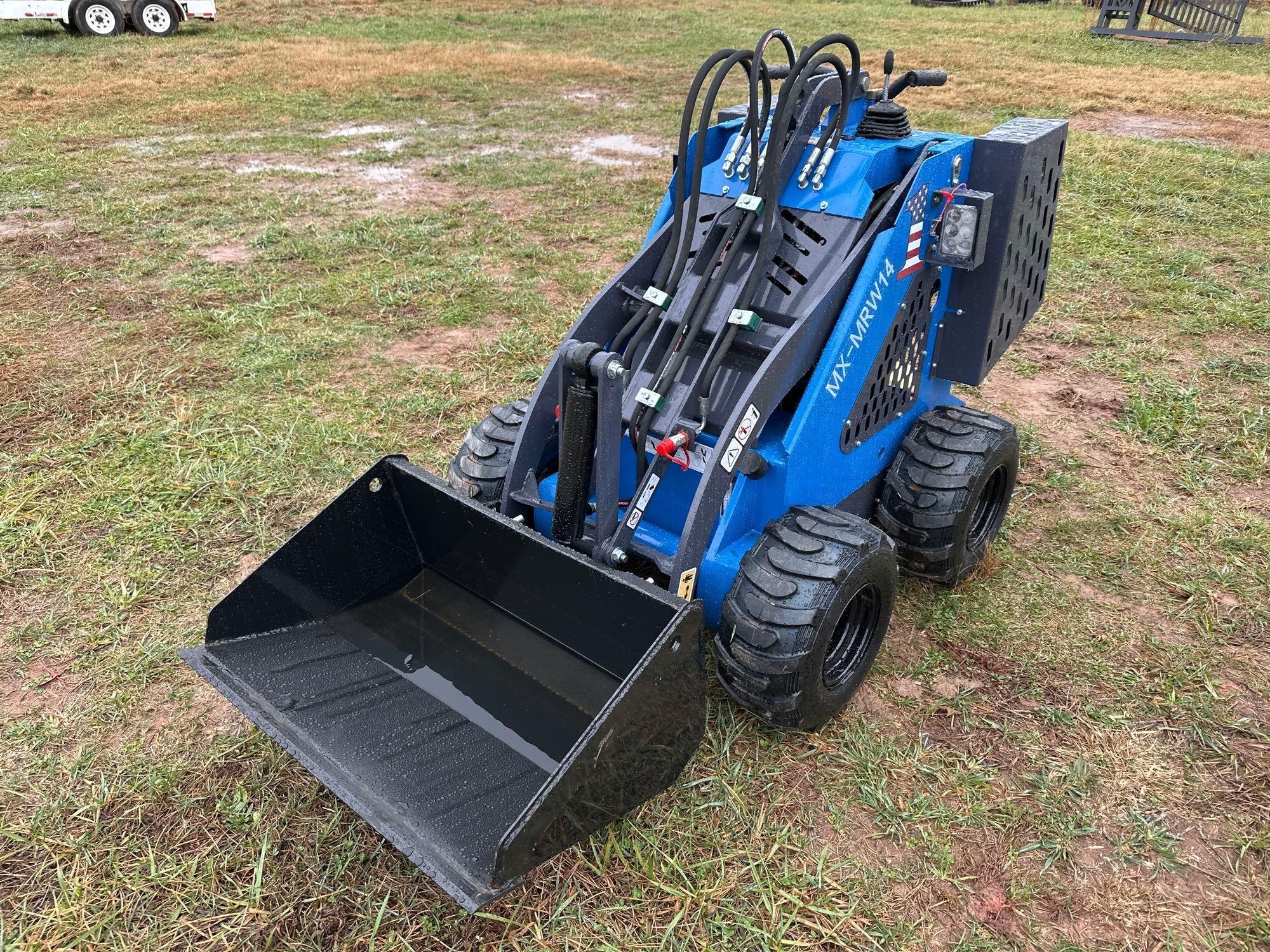 New/Unused AGT Industrial MX-MRW14 Mini Tired Skid Steer (A57453)